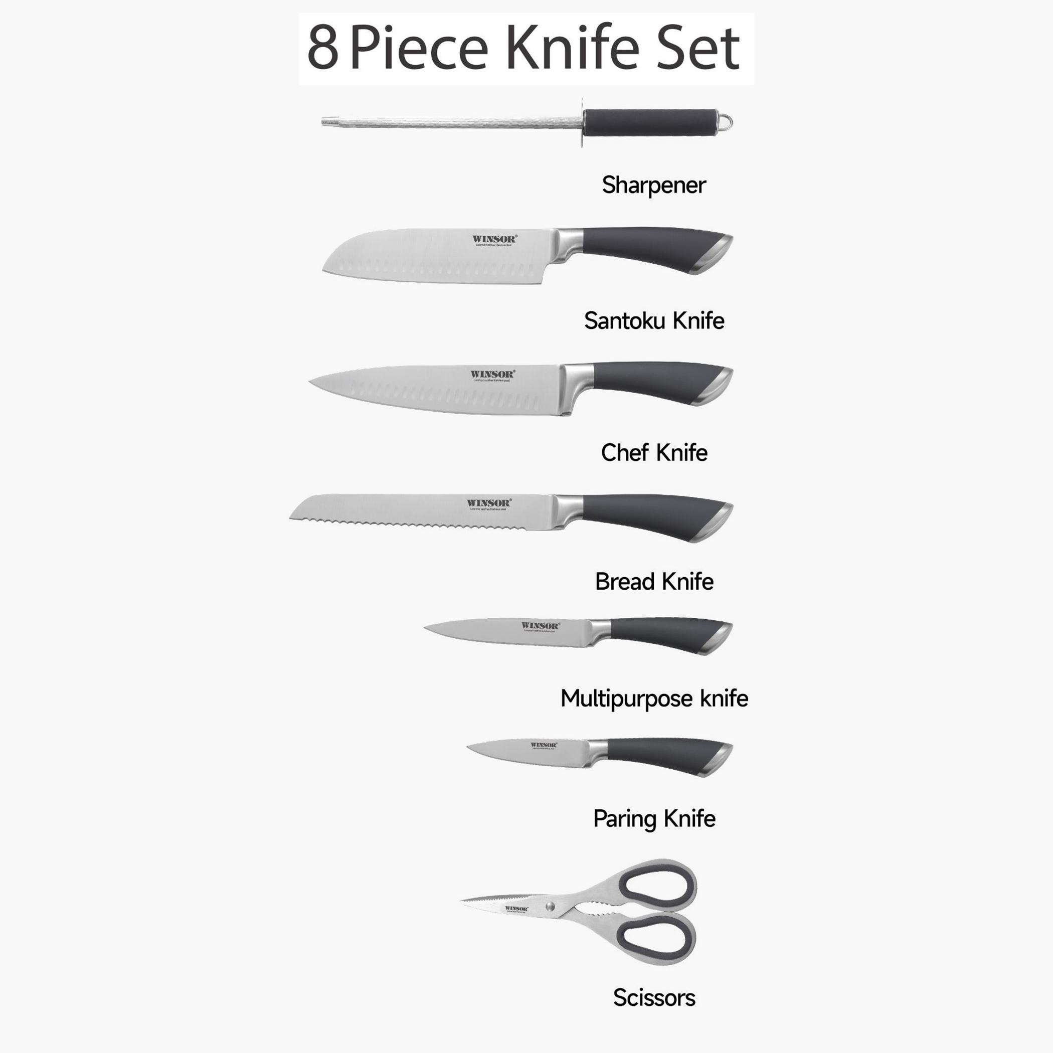 Stainless Steel 8-Piece Knife Set-household-kitchen-kitchentoolsandutensils-knives-image-3