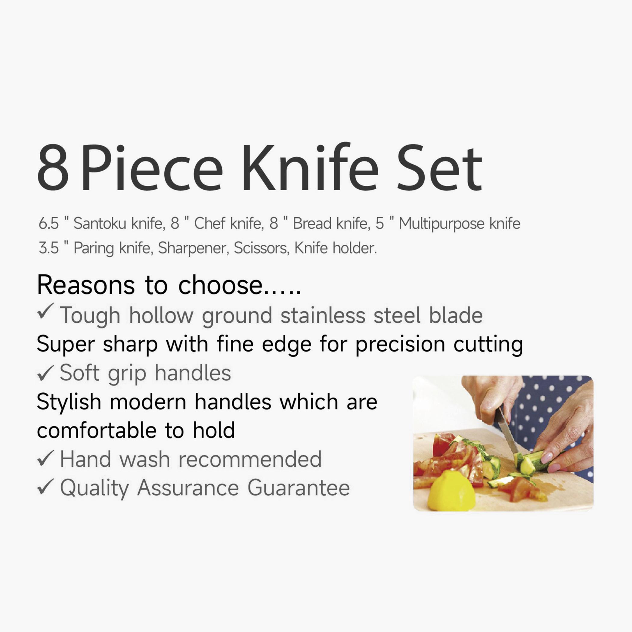 Stainless Steel 8-Piece Knife Set-household-kitchen-kitchentoolsandutensils-knives-image-4