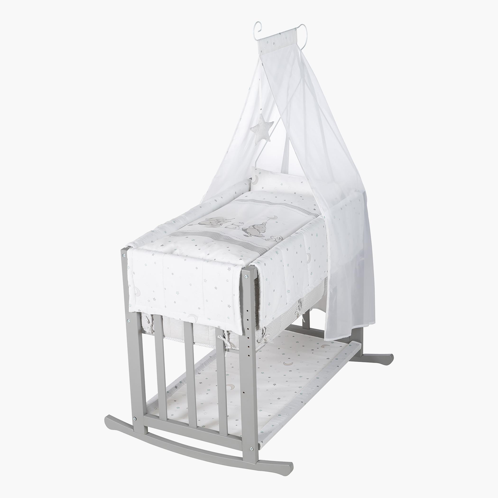 Roba Star Magic 4-in-1 Wooden Bedside Crib Set - 45x90 cm
