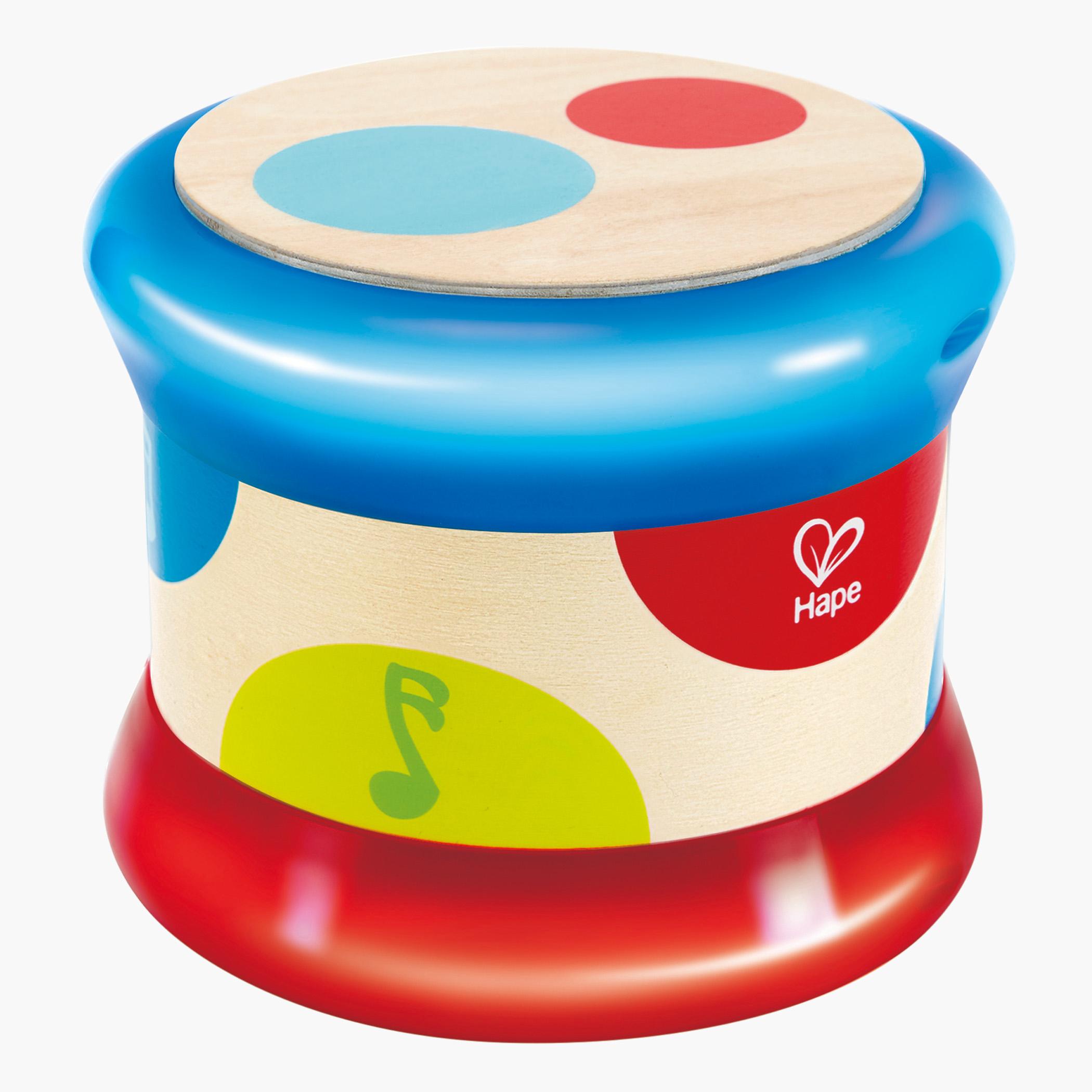 Hape Wooden Baby Drum with Lights and Music