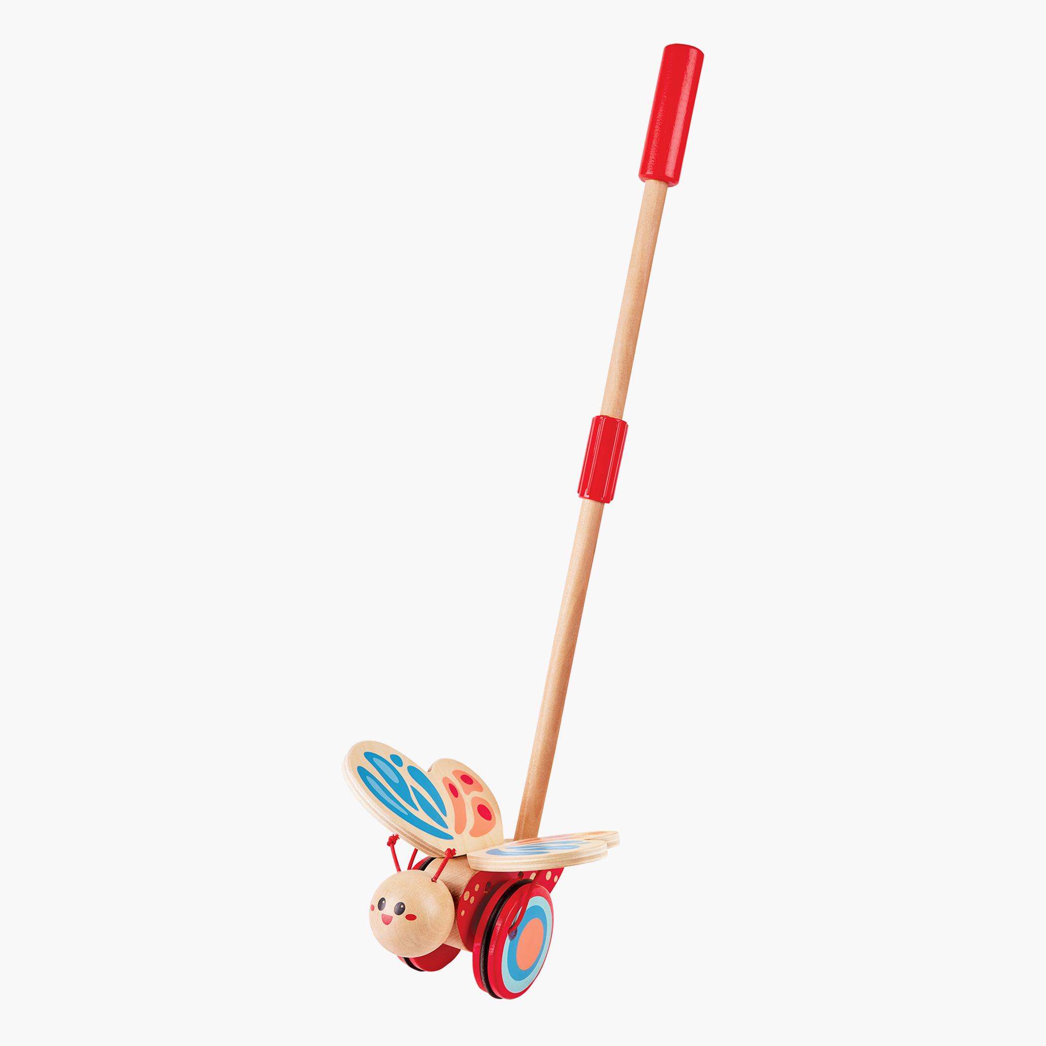 Hape Wooden Butterfly Push and Pull Toy