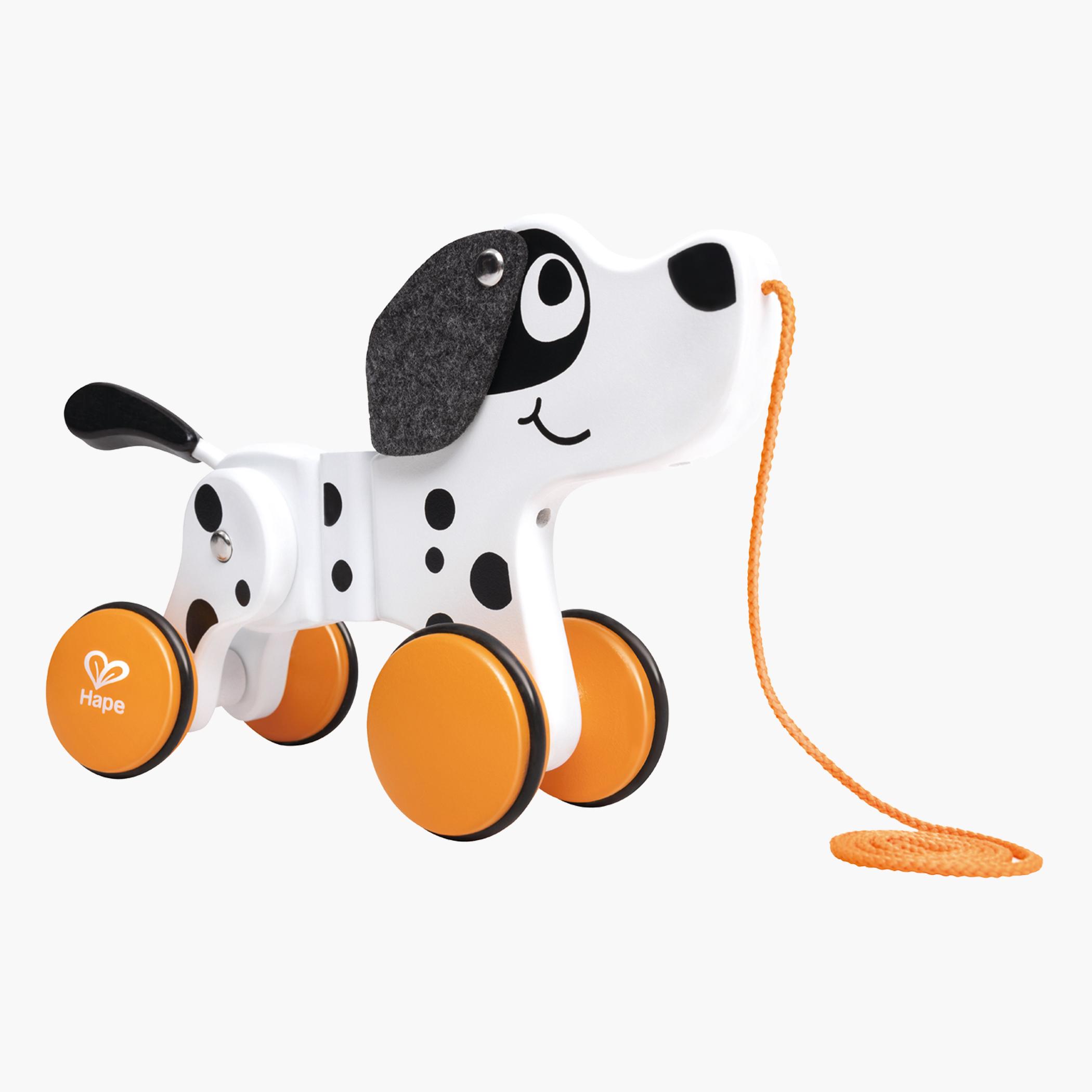 Hape Wooden Dalmatian Push and Pull Along Toy