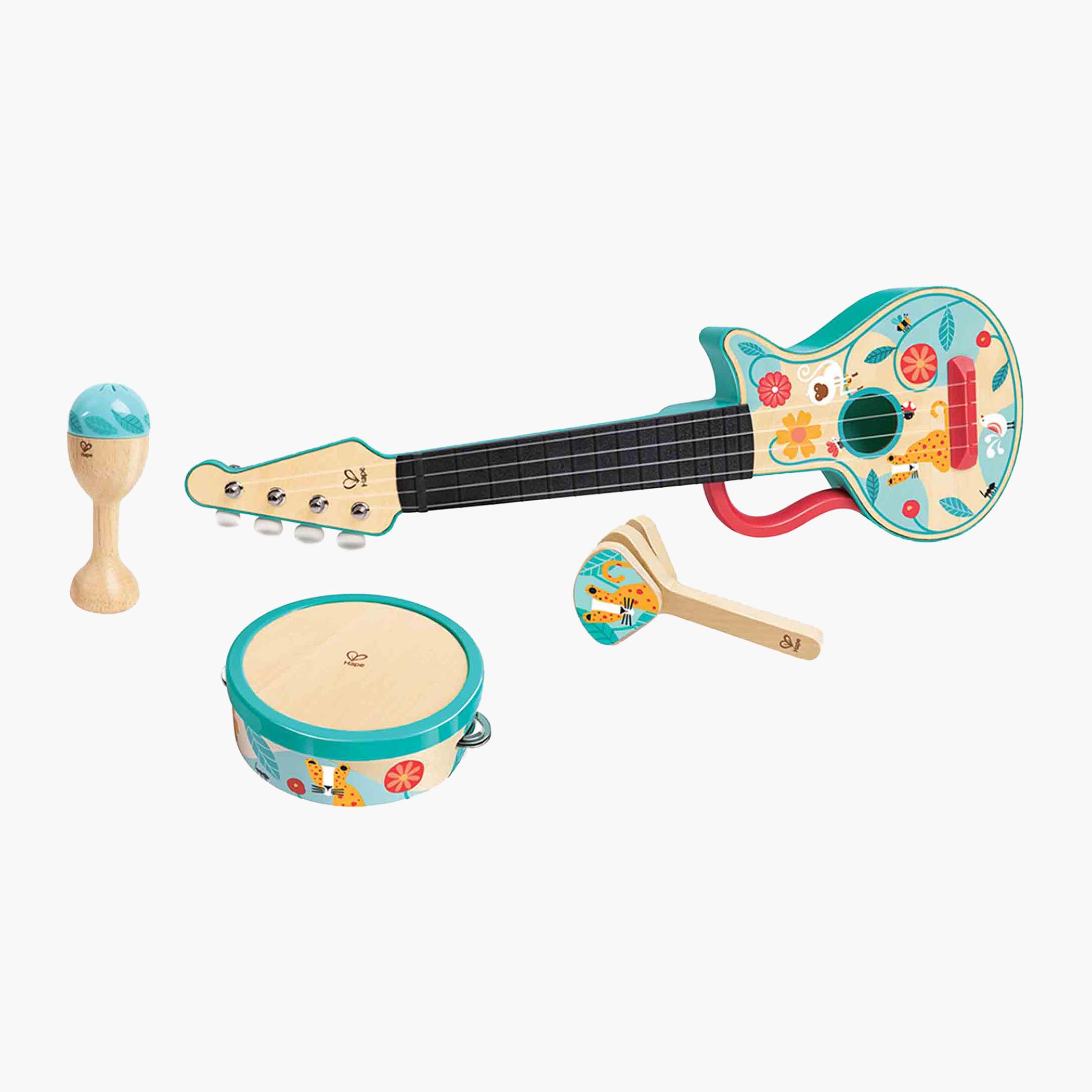 Hape 4-in-1 Ukulele Music Instrument Set