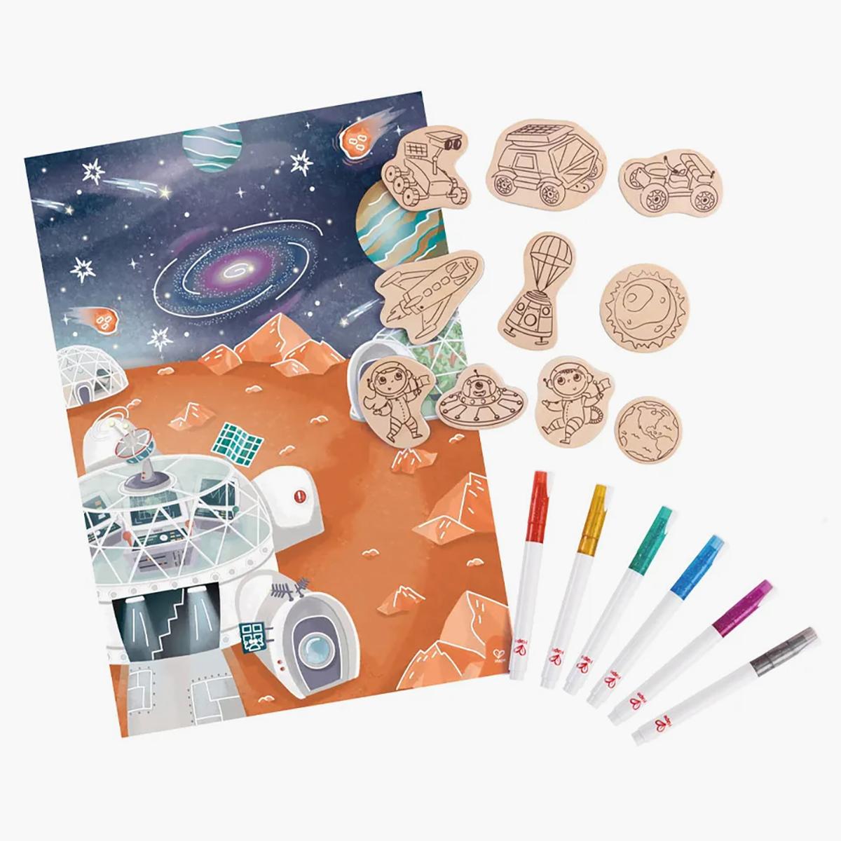 Hape DIY Mars Space Life Art and Craft Set