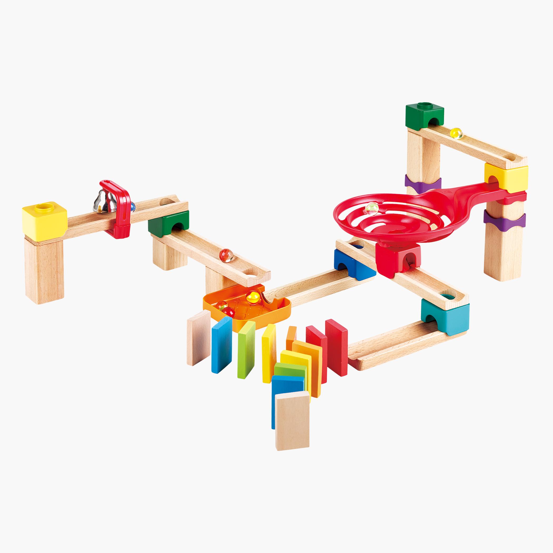 Hape 50-Piece Crazy Rollers Stack Track Set