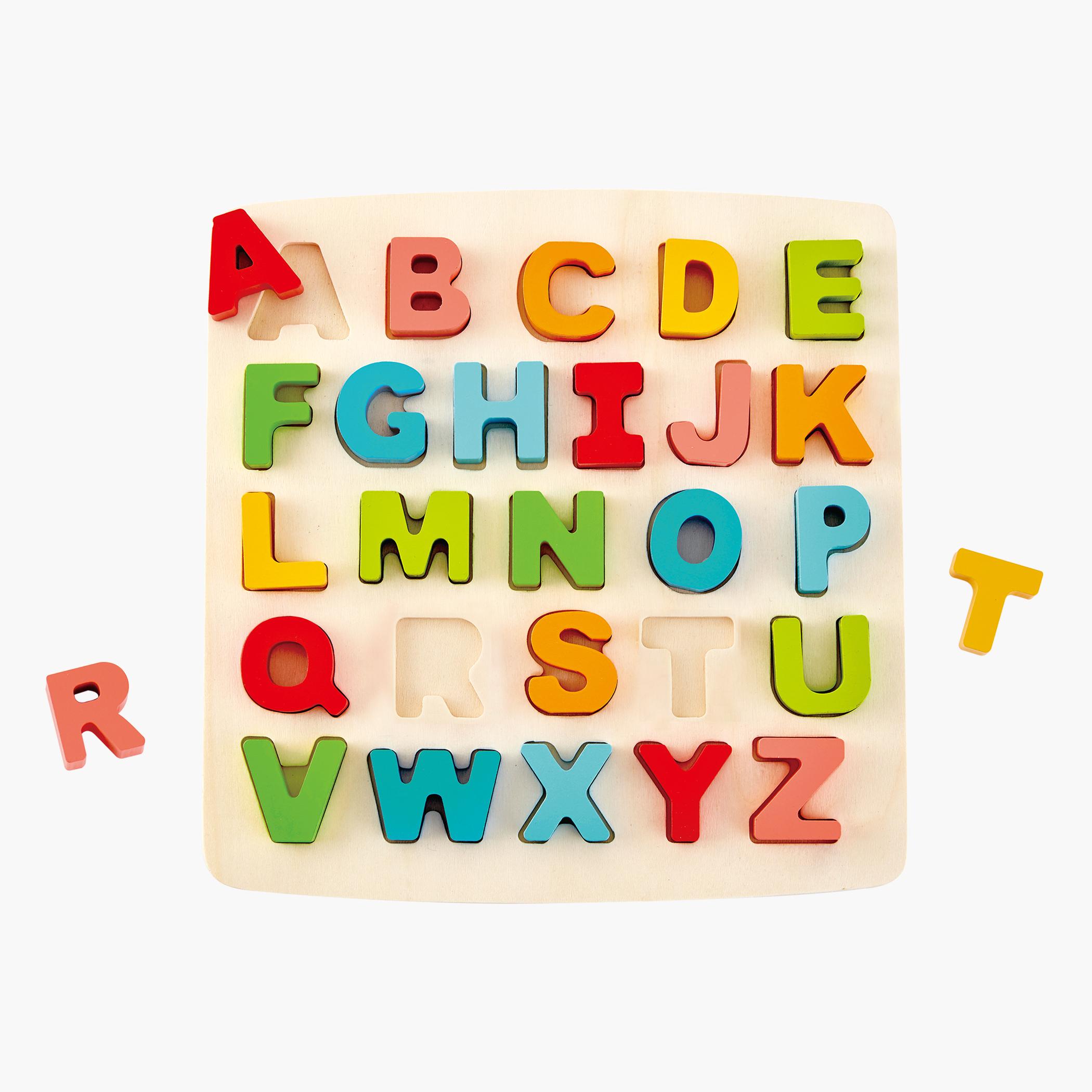 Hape Wooden Chunky Alphabet Educational Puzzle