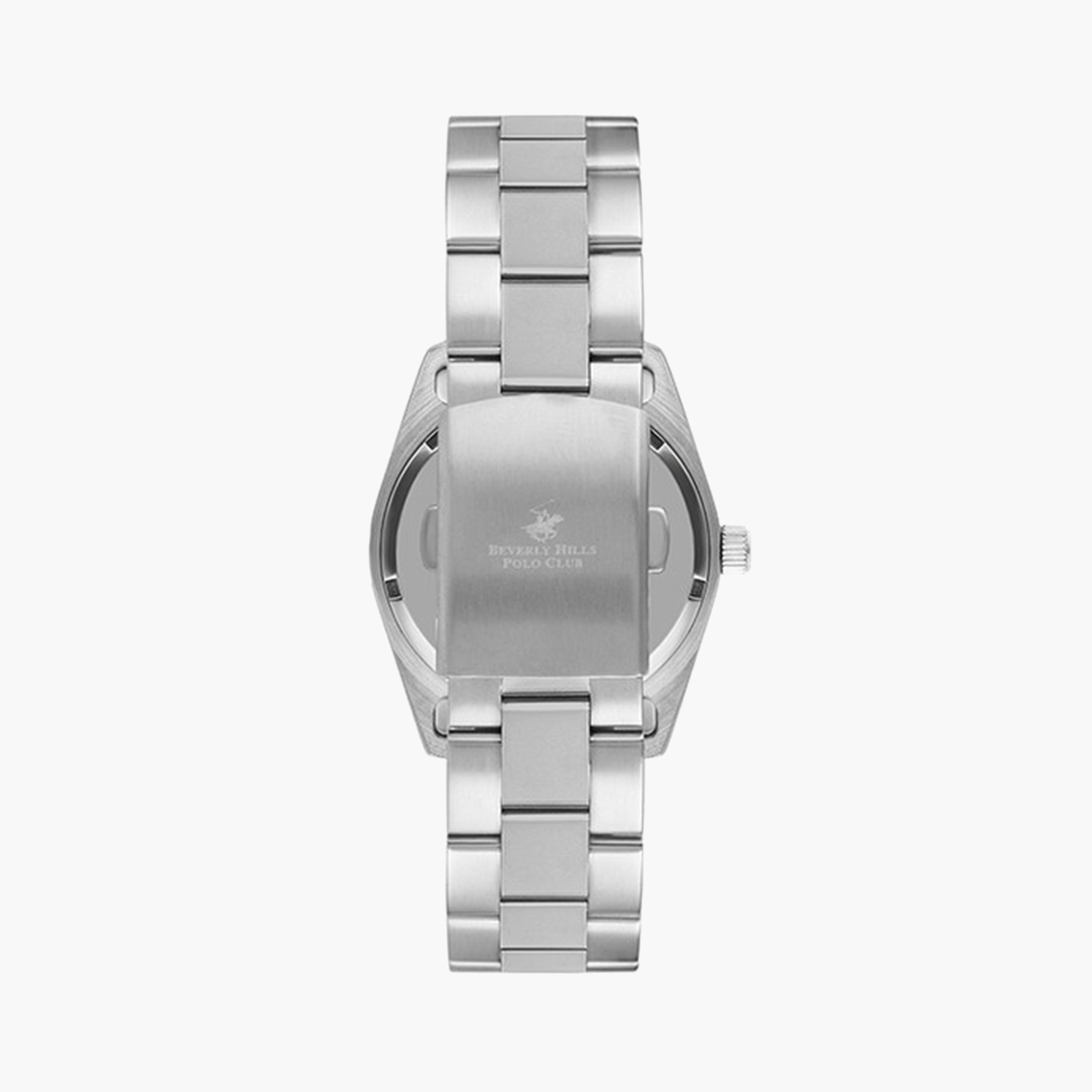بيفرلي هيلز بولو كلوب- ساعة تناظرية للرجال 41 ملم بسوار معدني فضي | BP3373X.380-men-watchesandjewellery-watches-image-3