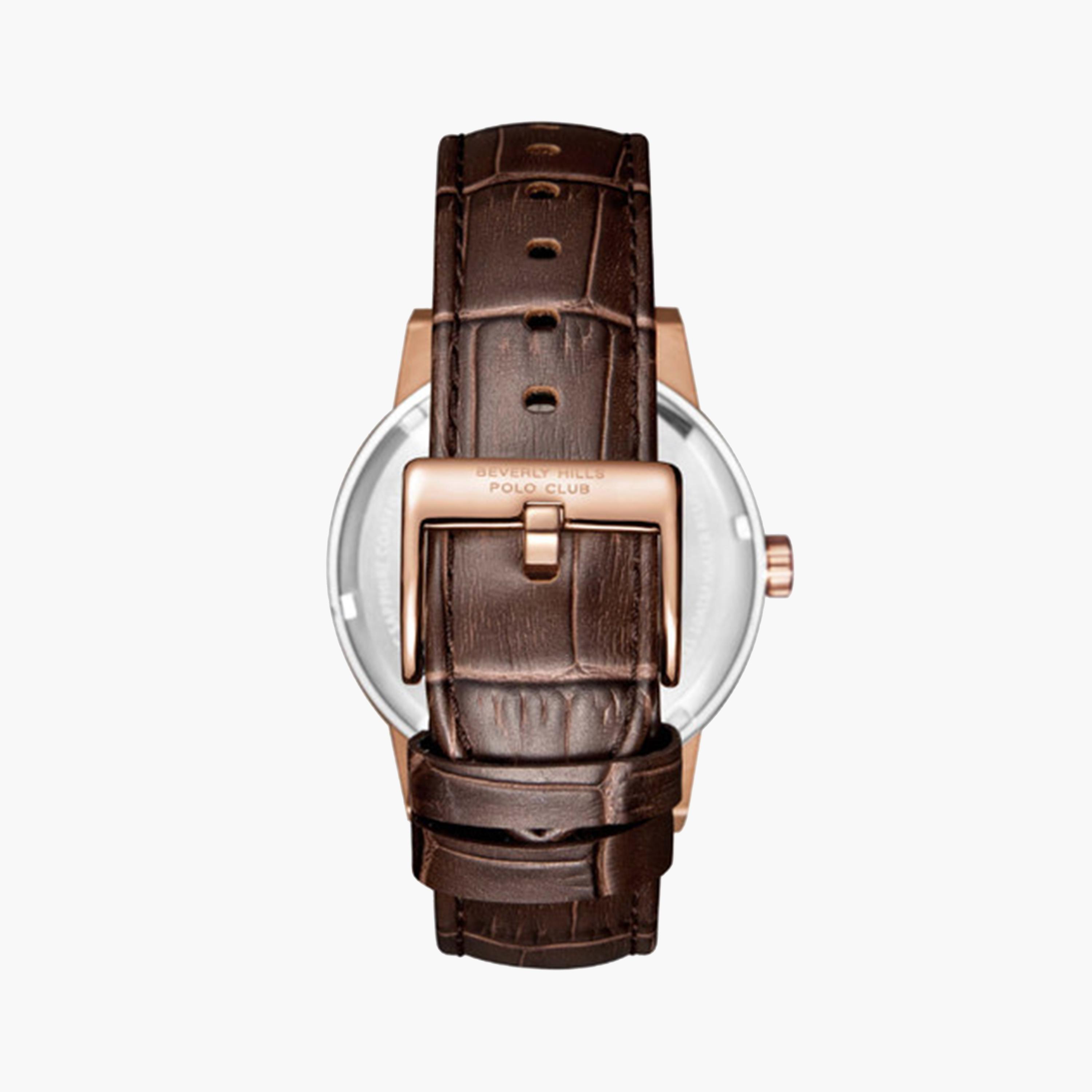 بيفرلي هيلز بولو كلوب- ساعة كرونوغراف للرجال 45 ملم بني بحزام جلدي | BP3553X.462-men-watchesandjewellery-watches-image-4