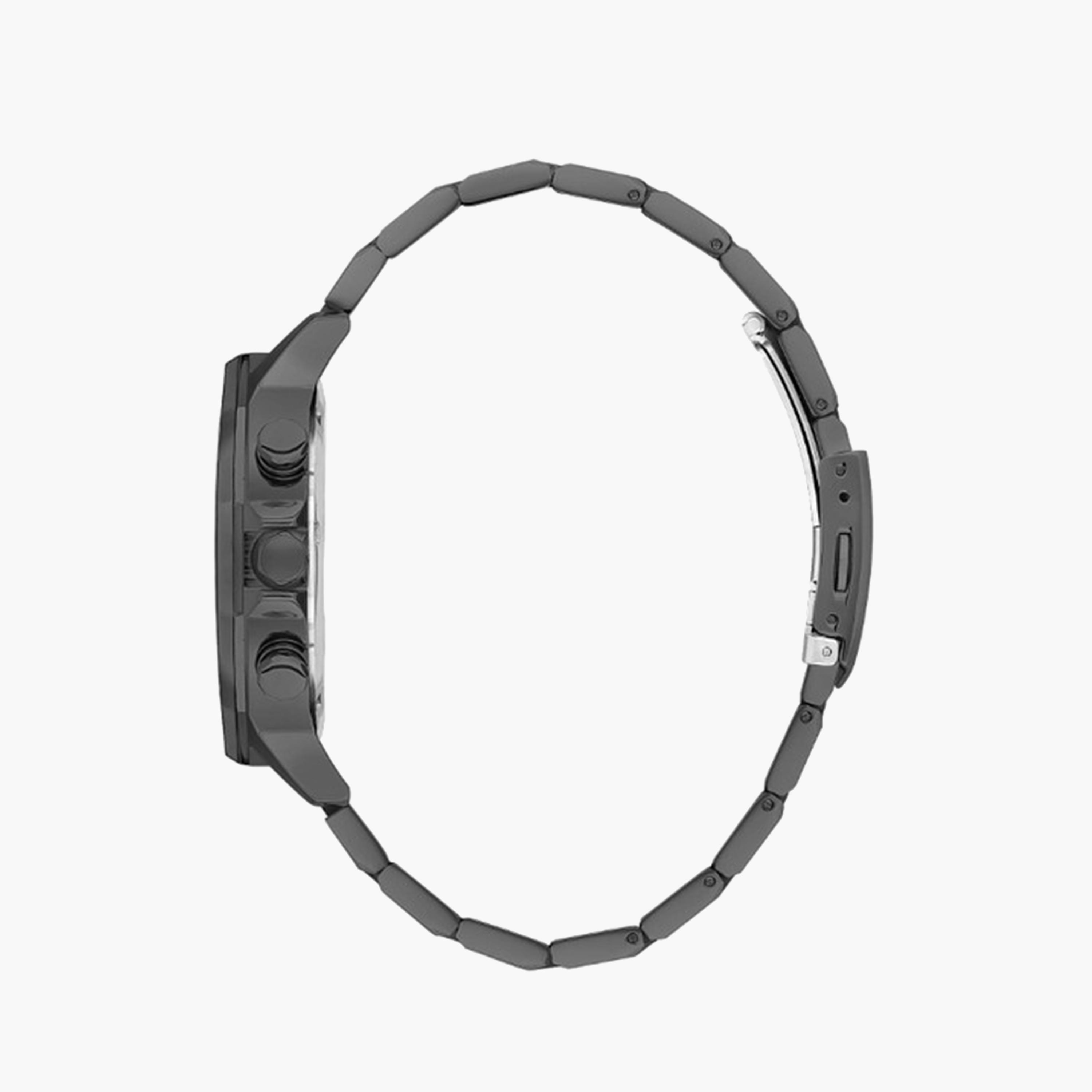 بيفرلي هيلز بولو كلوب- ساعة كرونوغراف للرجال 45 ملم رمادية بحزام معدني | BP3625X.070-men-watchesandjewellery-watches-image-2