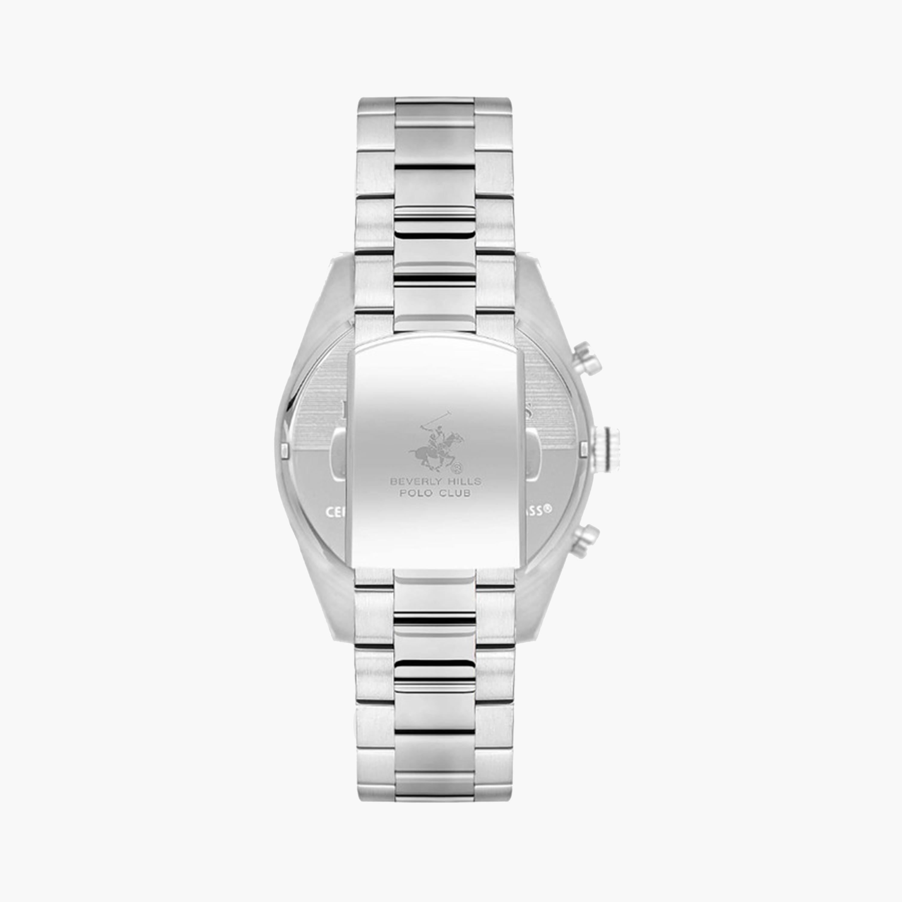 بيفرلي هيلز بولو كلوب- ساعة كرونوغراف للرجال 42 ملم فضية بحزام معدني | BP3618X.330-men-watchesandjewellery-watches-image-3