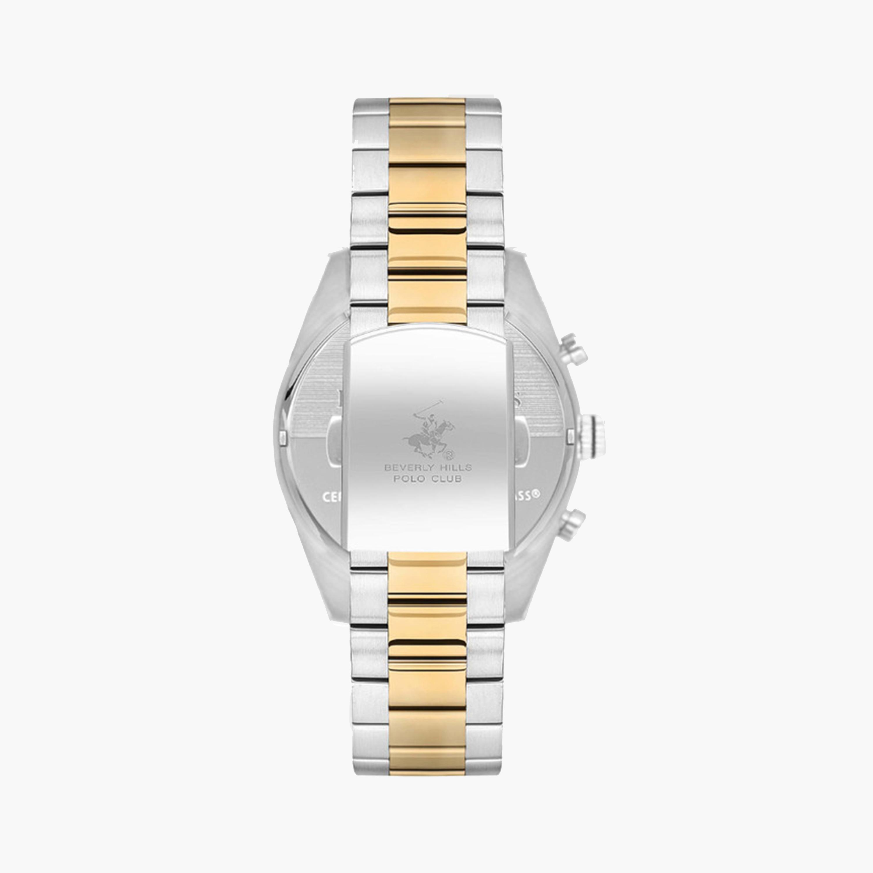 بيفرلي هيلز بولو كلوب- ساعة كرونوغراف للرجال 42 ملم فضية بحزام معدني | BP3618X.270-men-watchesandjewellery-watches-image-3