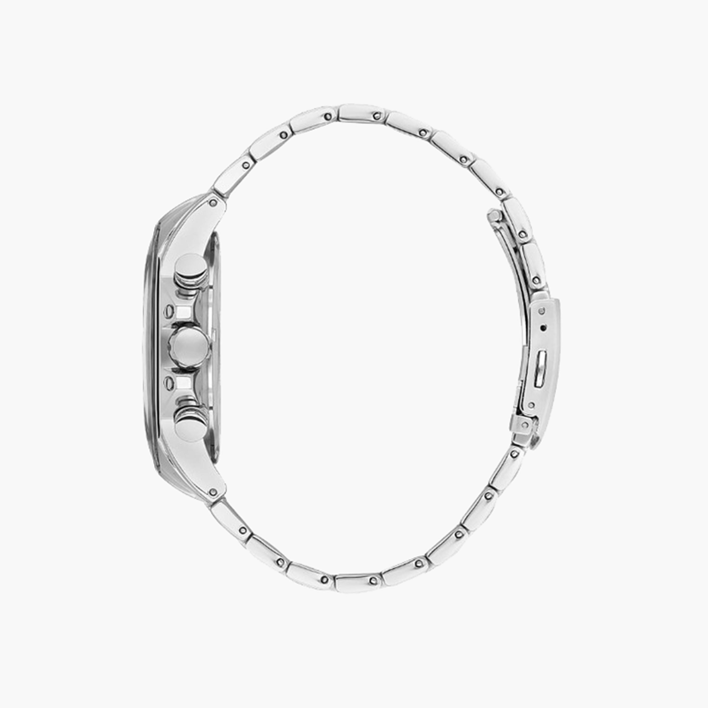 بيفرلي هيلز بولو كلوب- ساعة كرونوغراف للرجال 44 ملم فضية بحزام معدني | BP3612X.340-men-watchesandjewellery-watches-image-2
