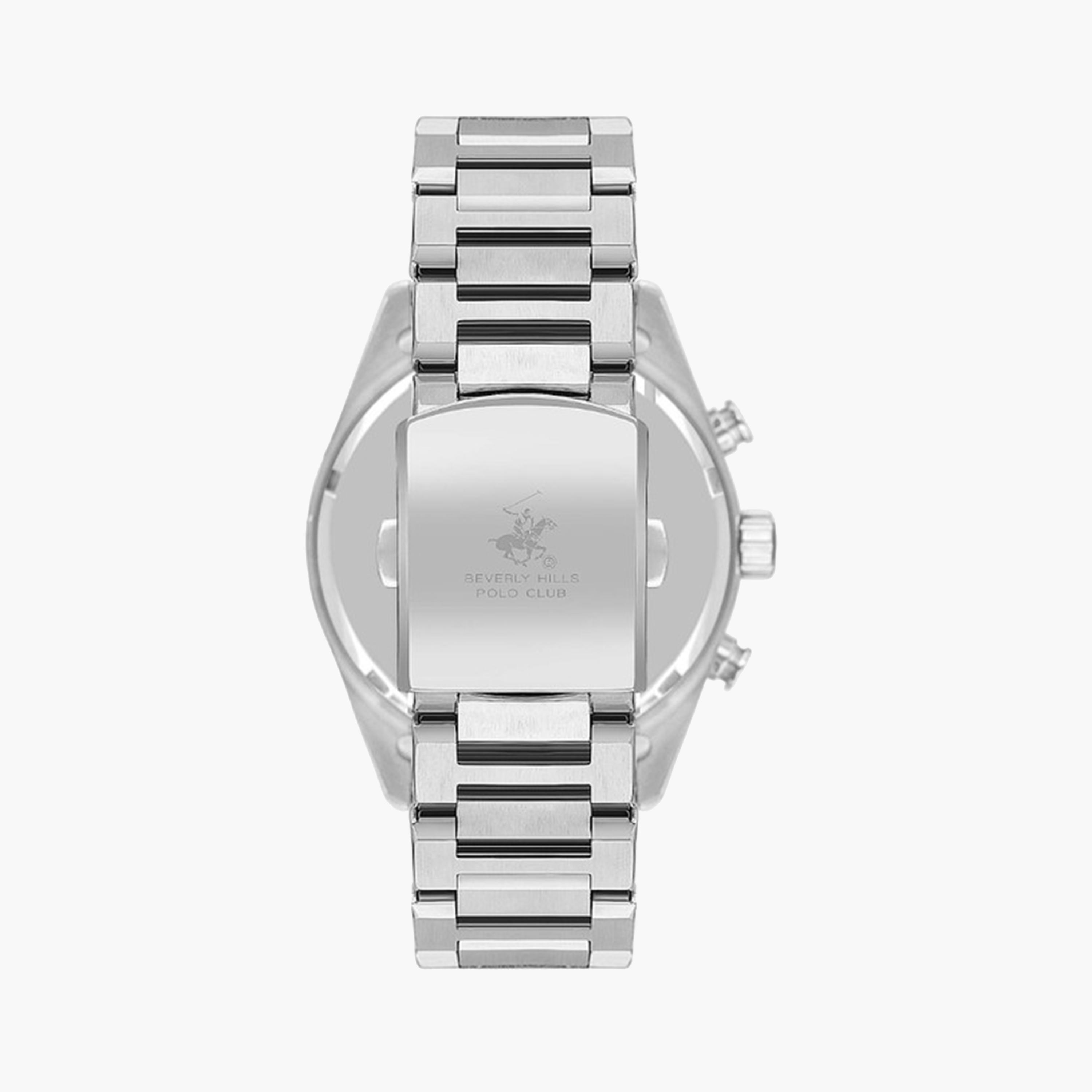 بيفرلي هيلز بولو كلوب- ساعة كرونوغراف للرجال 43 ملم فضية بحزام معدني | BP3633X.370-men-watchesandjewellery-watches-image-3