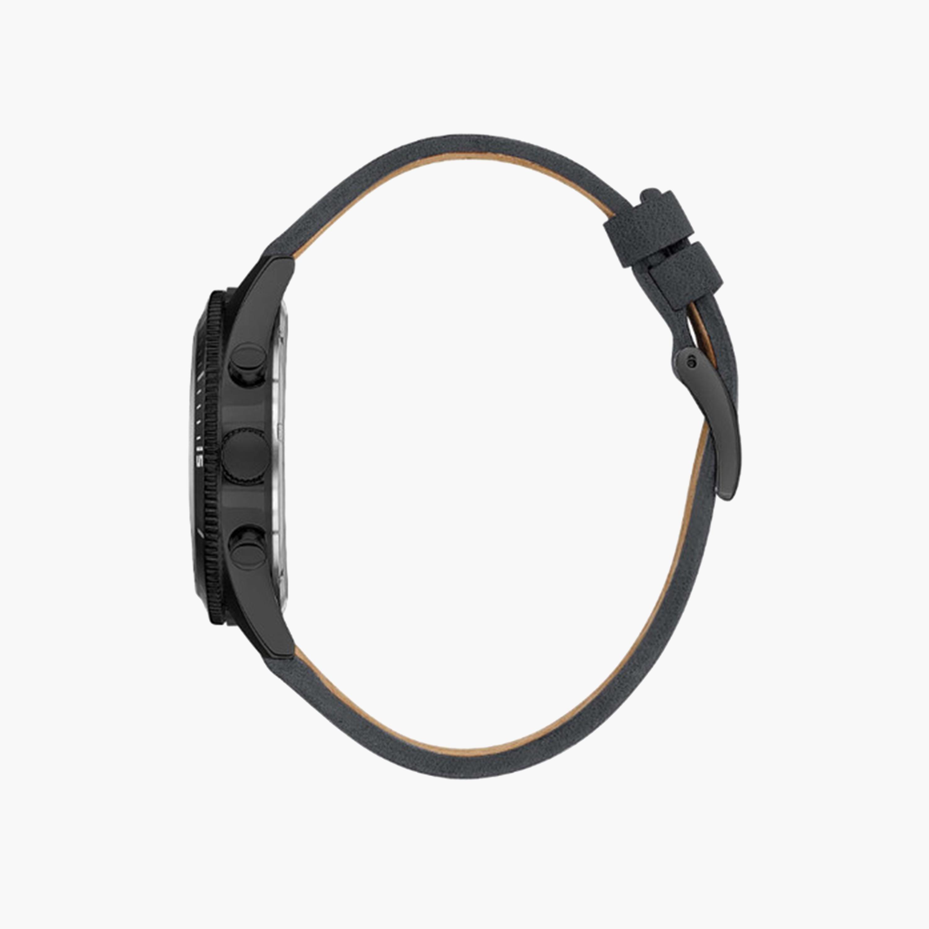 بيفرلي هيلز بولو كلوب- ساعة كرونوغراف للرجال 42 ملم سوداء بحزام جلدي | BP3619X.661-men-watchesandjewellery-watches-image-2