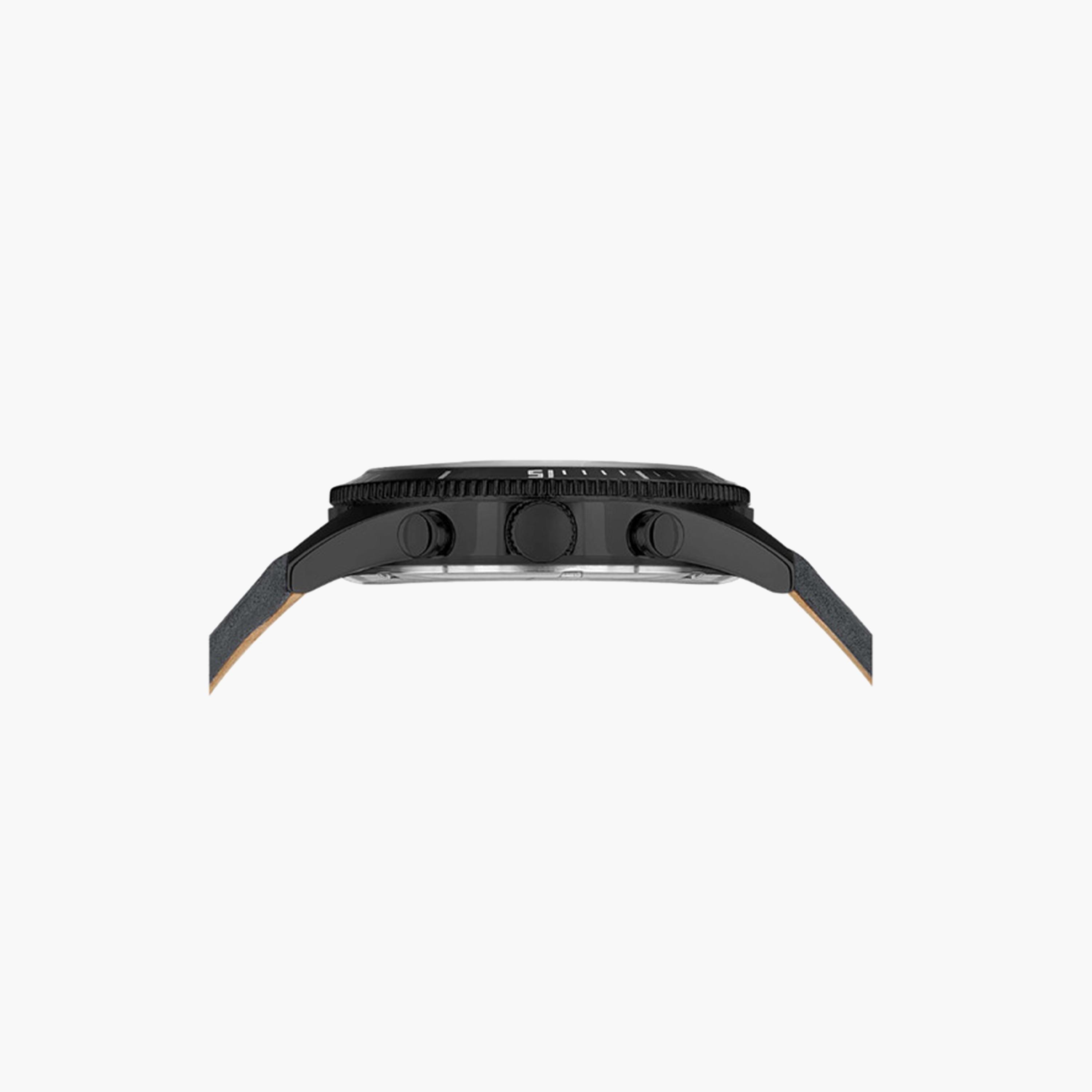 بيفرلي هيلز بولو كلوب- ساعة كرونوغراف للرجال 42 ملم سوداء بحزام جلدي | BP3619X.661-men-watchesandjewellery-watches-image-5