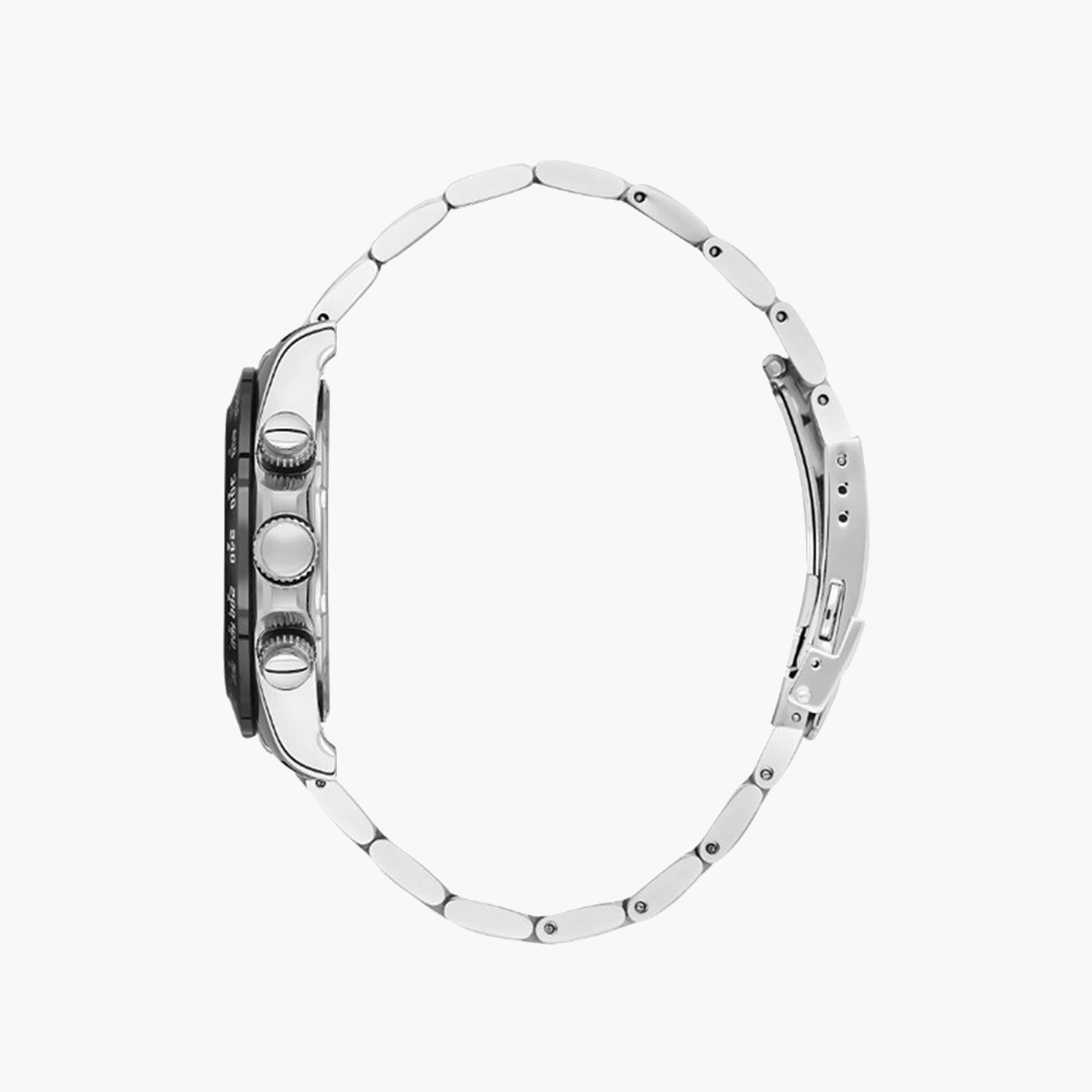 بيفرلي هيلز بولو كلوب- ساعة كرونوغراف للرجال 42 ملم فضية بحزام معدني | BP3608X.350-men-watchesandjewellery-watches-image-2