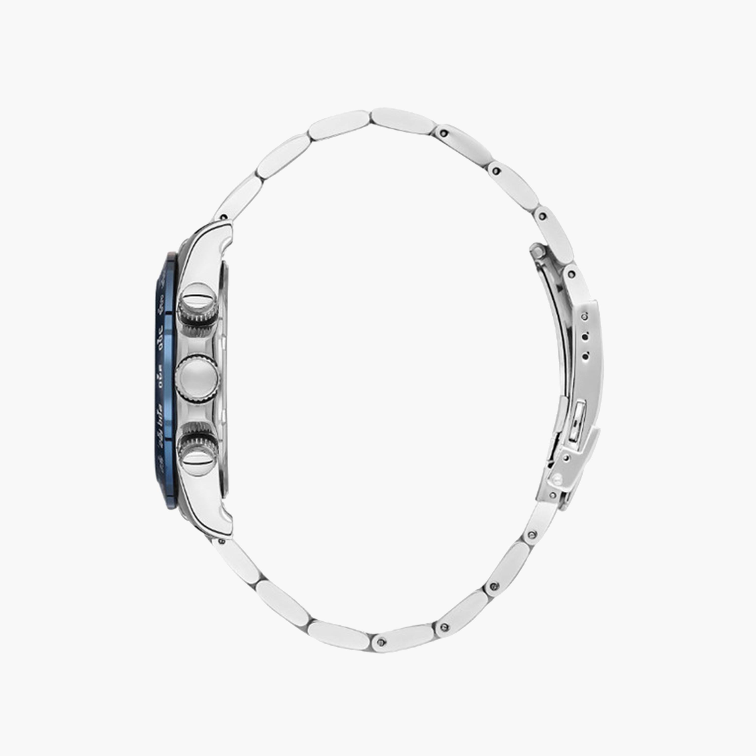 بيفرلي هيلز بولو كلوب- ساعة كرونوغراف للرجال 42 ملم فضية بحزام معدني | BP3608X.390-men-watchesandjewellery-watches-image-2