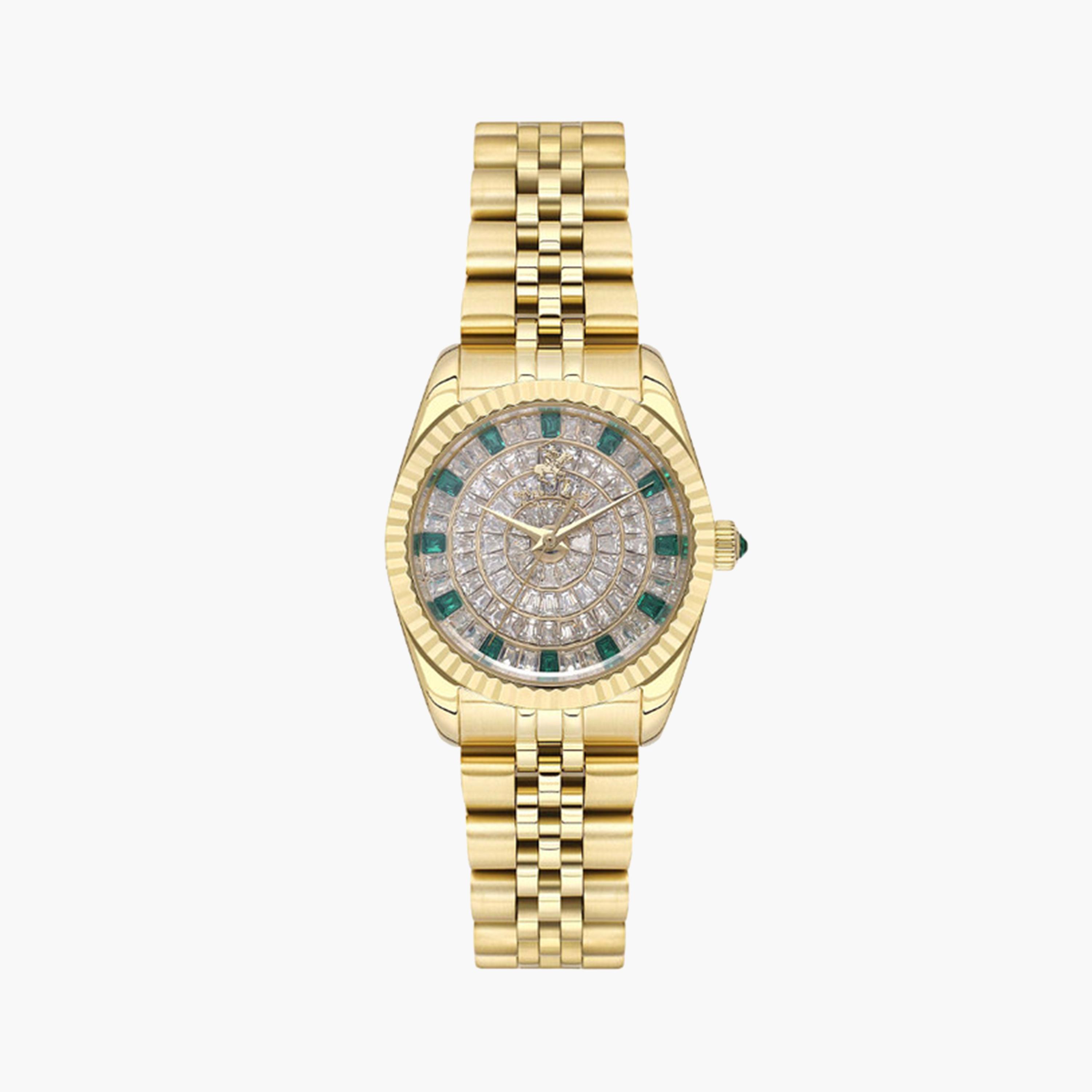 بيفرلي هيلز بولو كلوب- ساعة تناظرية للنساء 30 ملم بسوار معدني ذهبي | BP3629X.130-women-watchesandjewellery-watches-image-1