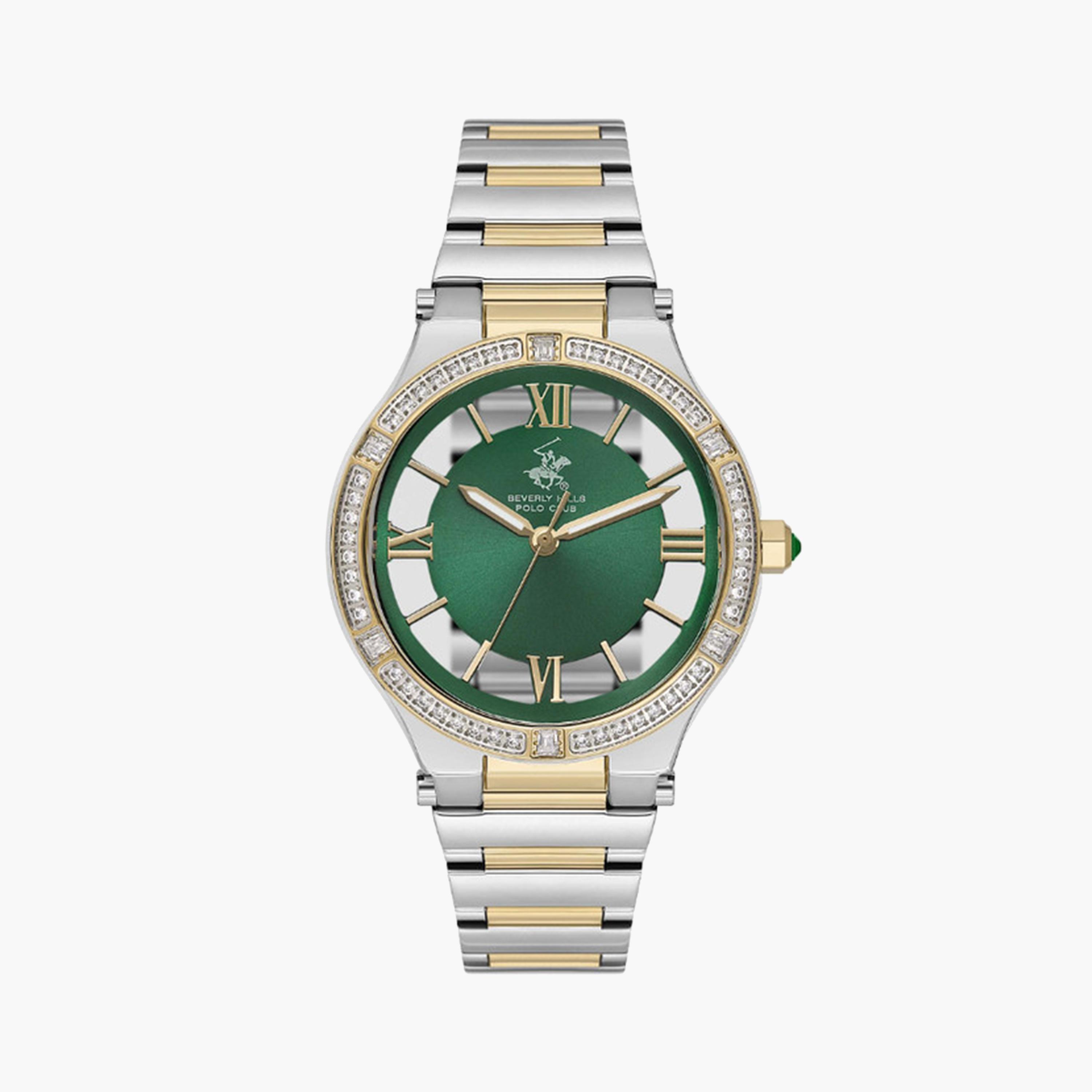 بيفرلي هيلز بولو كلوب- ساعة تناظرية للنساء 35 ملم بسوار معدني فضي | BP3630C.270-women-watchesandjewellery-watches-image-1