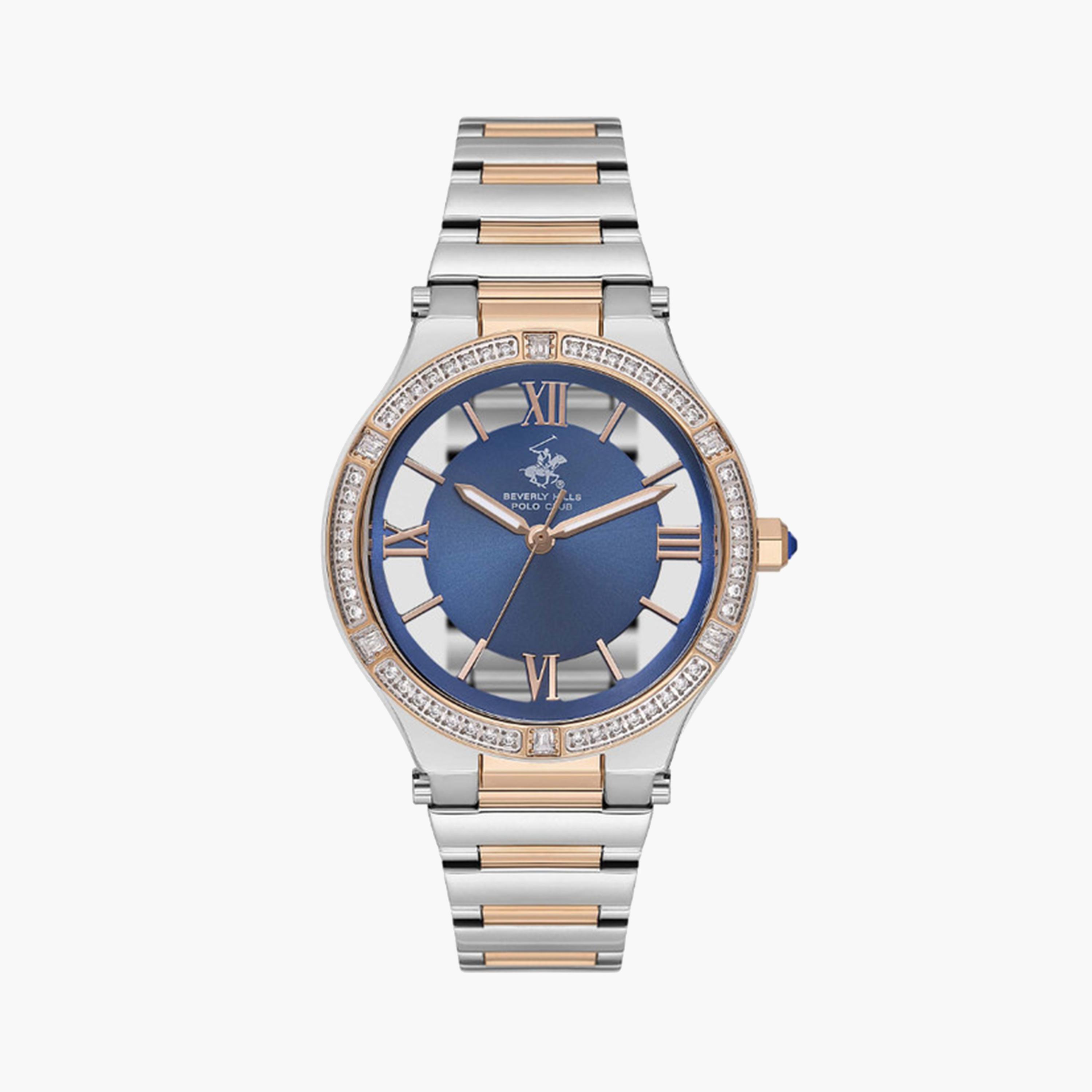 بيفرلي هيلز بولو كلوب- ساعة تناظرية للنساء 35 ملم بسوار معدني فضي | BP3630C.590-women-watchesandjewellery-watches-image-1
