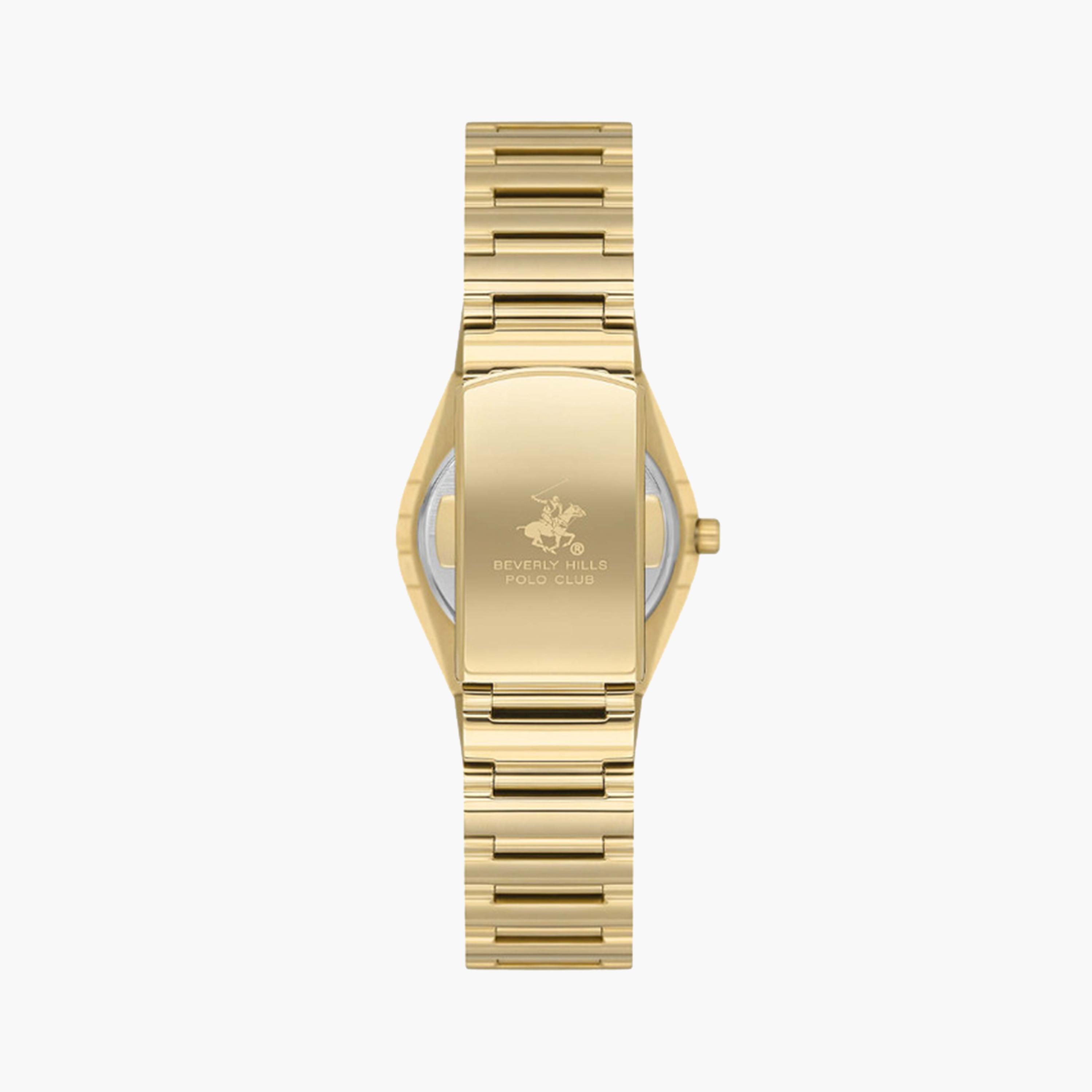 Beverly Hills Polo Club Women's 28 MM Gold Analog Metal Strap Watch | BP3611X.110-women-watchesandjewellery-watches-image-3