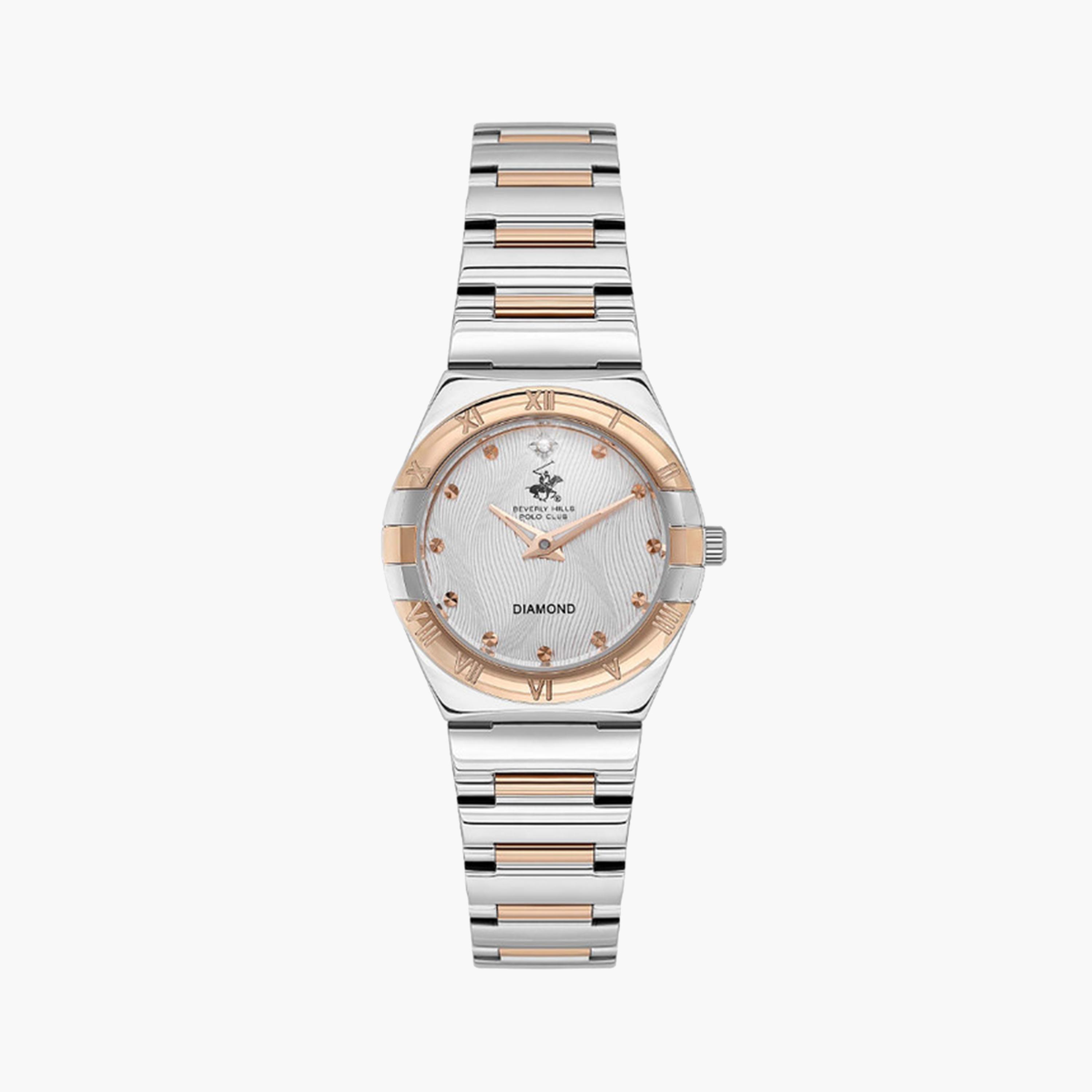 بيفرلي هيلز بولو كلوب- ساعة تناظرية للنساء 28 ملم بسوار معدني فضي | BP3611X.530-women-watchesandjewellery-watches-image-1
