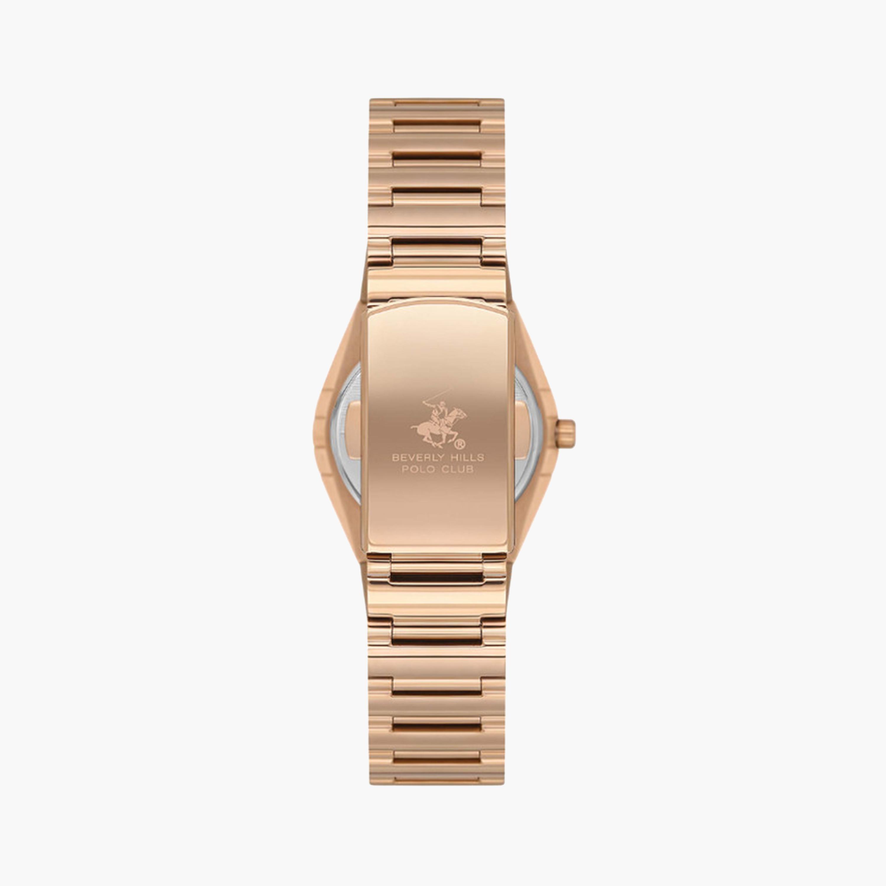 بيفرلي هيلز بولو كلوب- ساعة تناظرية للنساء 28 ملم بسوار معدني ذهبي وردي | BP3611X.410-women-watchesandjewellery-watches-image-3