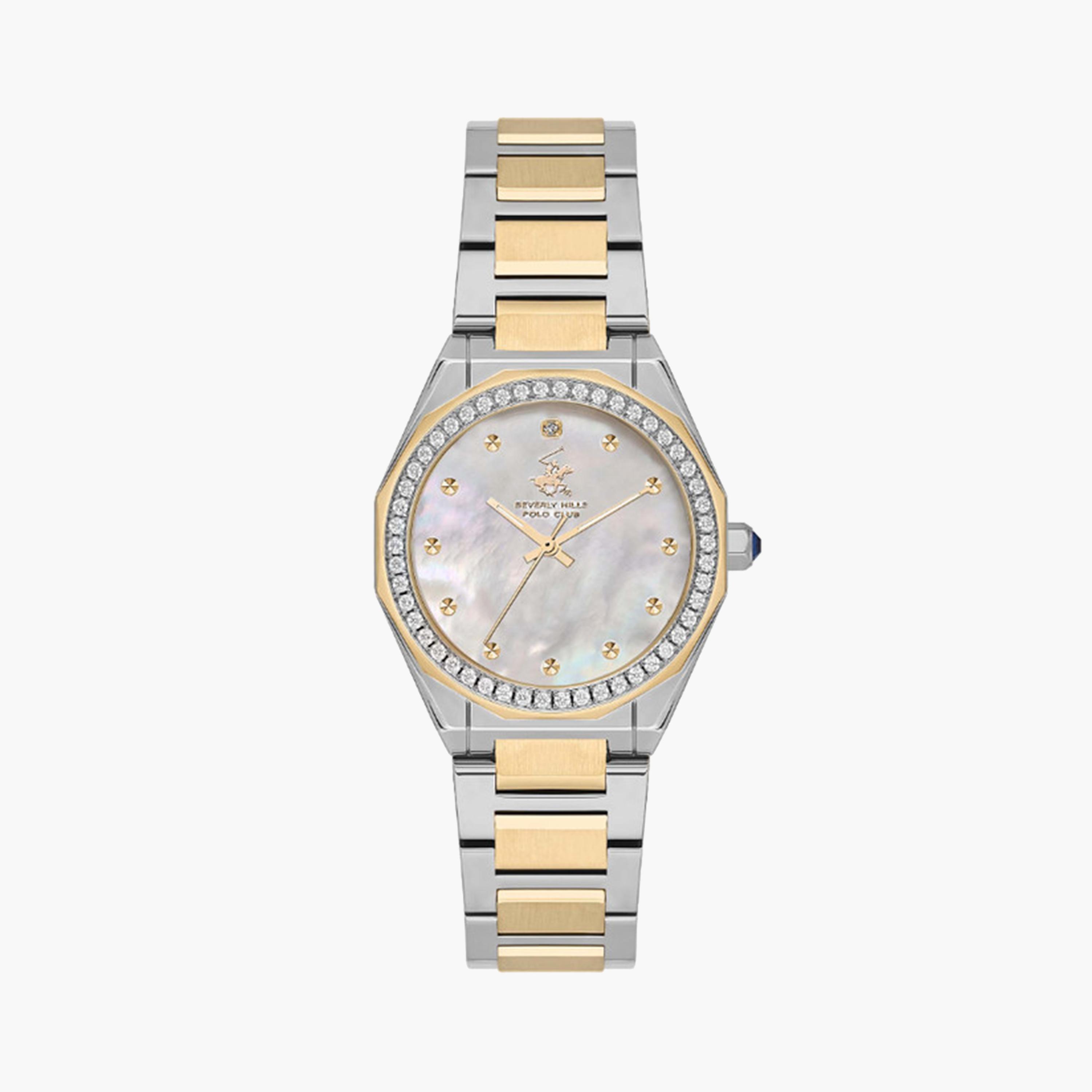 بيفرلي هيلز بولو كلوب- ساعة تناظرية للنساء 32 ملم بسوار معدني فضي | BP3603C.230-women-watchesandjewellery-watches-image-1