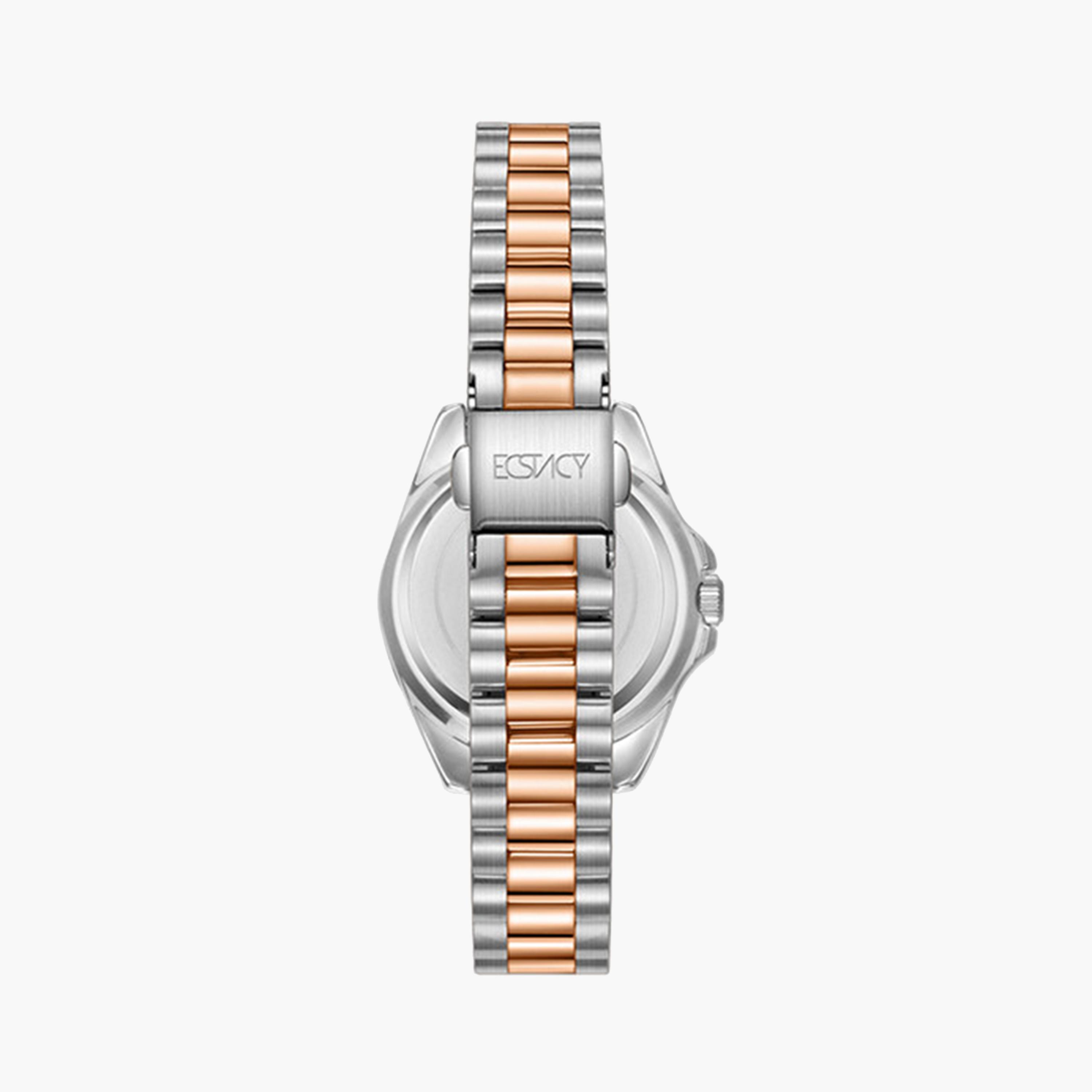 Ecstacy Women's 32 MM Rose Gold Analog Stainless Steel Strap Watch | E24504-KBKB-women-watchesandjewellery-watches-image-3
