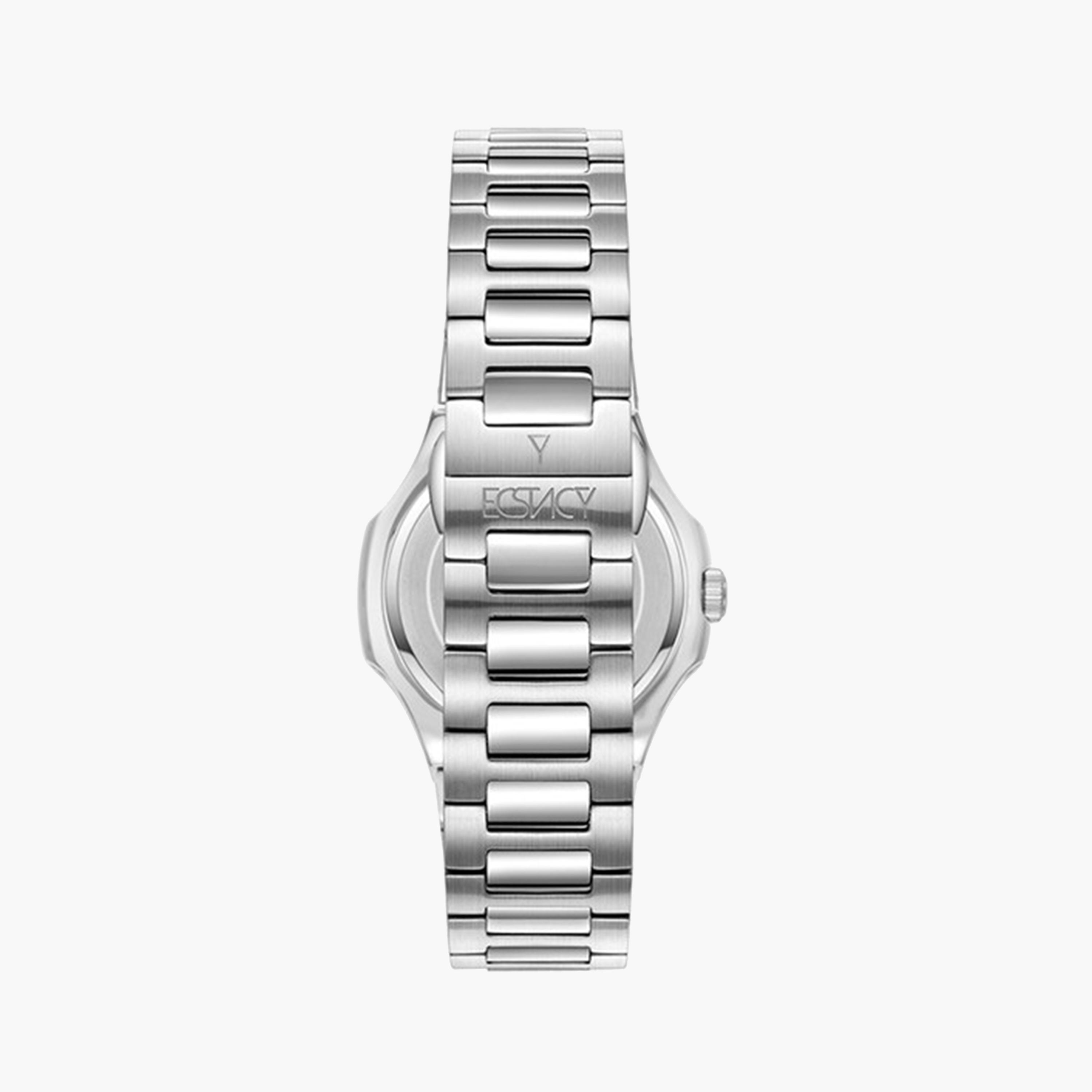 إكستاسي- ساعة تناظرية للنساء 34 ملم بسوار من الستانلس ستيل باللون الفضي | E24505-SBSL-women-watchesandjewellery-watches-image-3