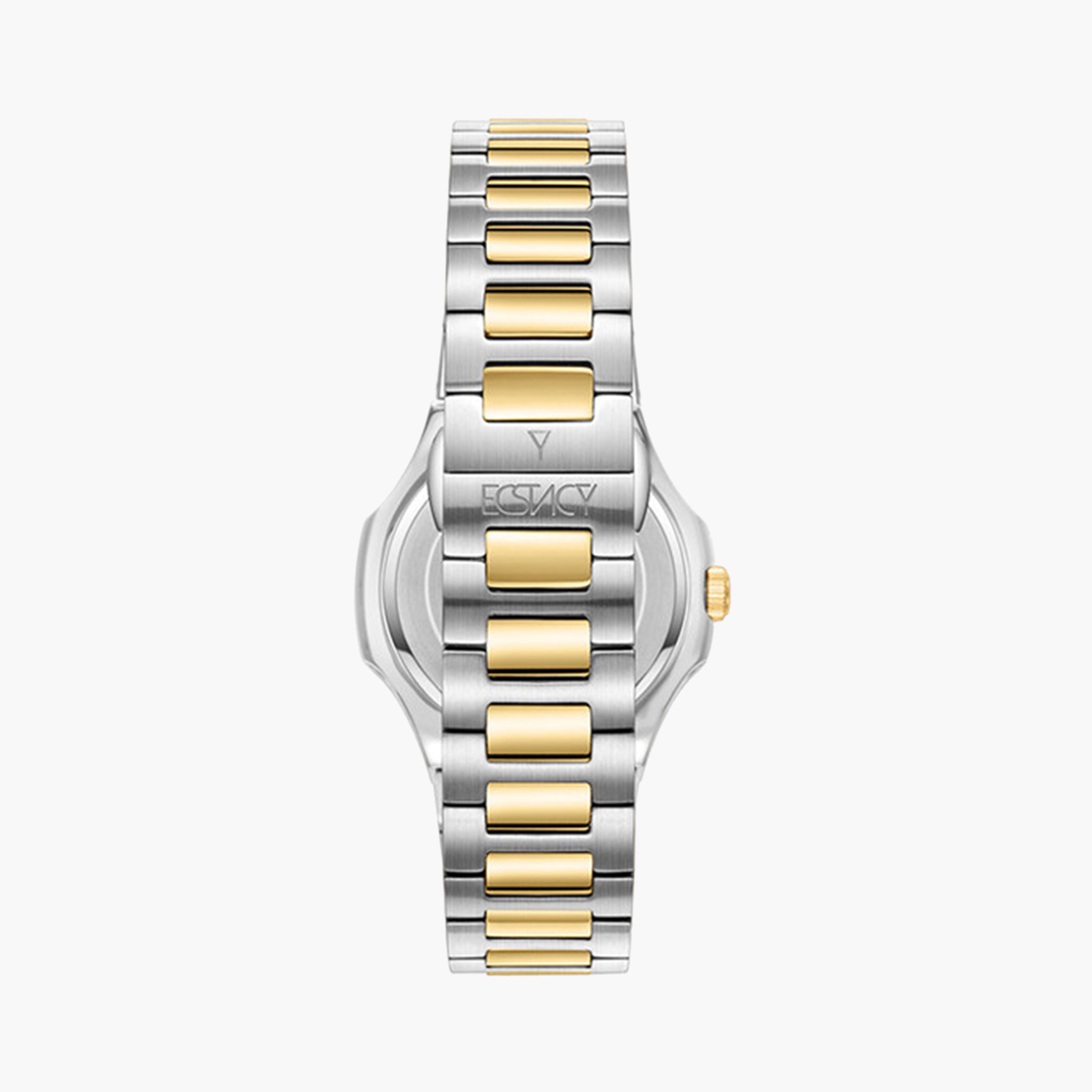 Ecstacy Women's 34 MM Dual Tone Analog Stainless Steel Strap Watch | E24505-TBTH-women-watchesandjewellery-watches-image-3