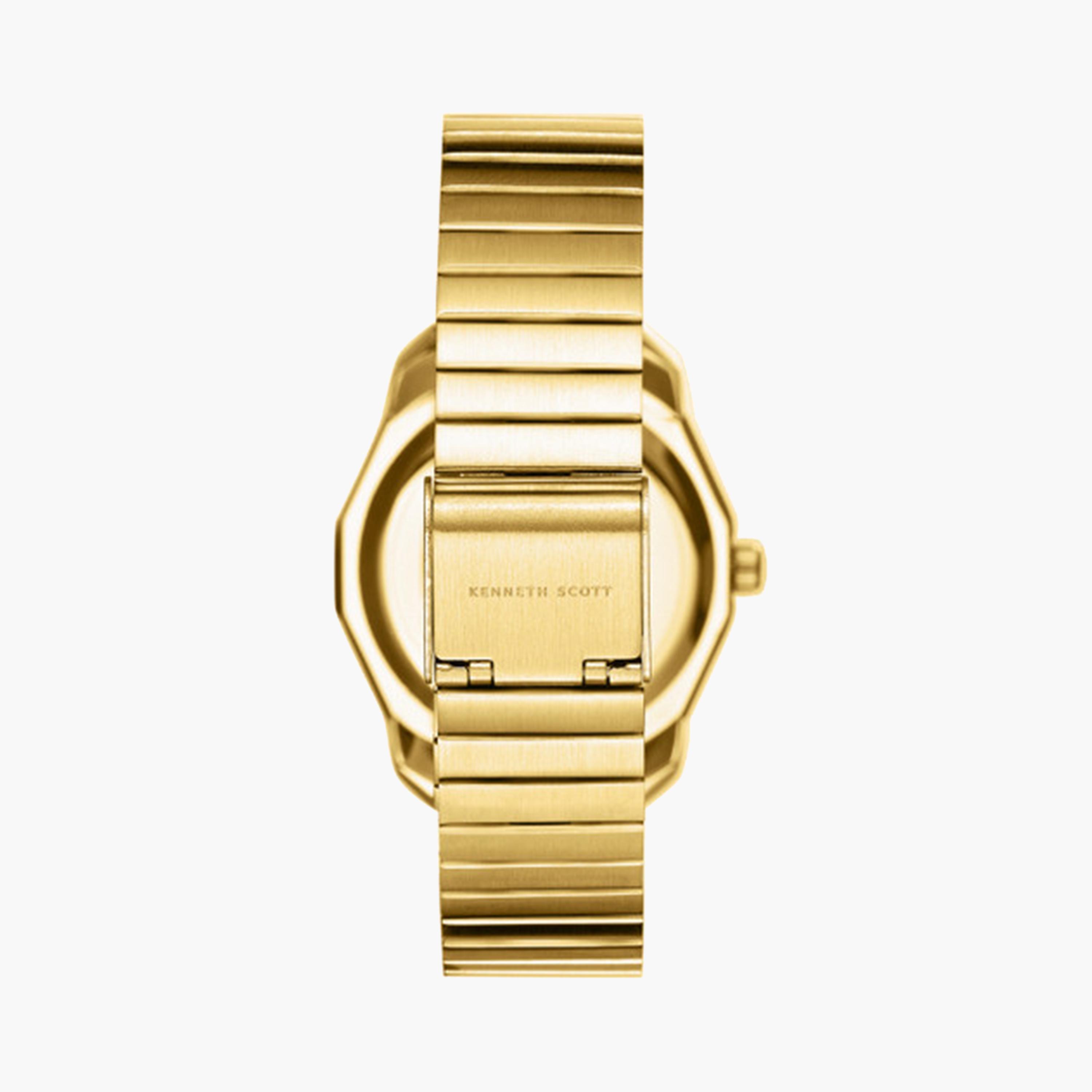 Kenneth Scott Women's 33 MM Gold Analog Stainless Steel Strap Watch | K24505-GBGB-women-watchesandjewellery-watches-image-3