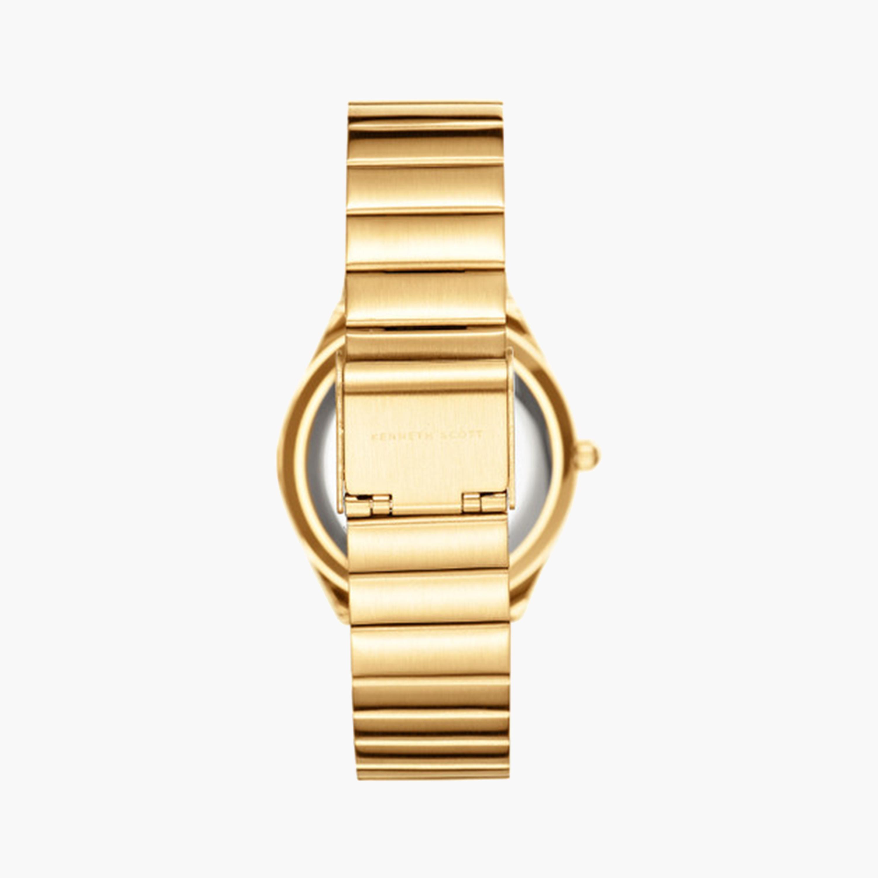 كينيث سكوت- ساعة تناظرية للنساء 32 ملم بسوار ستانلس ستيل ذهبي | K24506-GBGW-women-watchesandjewellery-watches-image-3