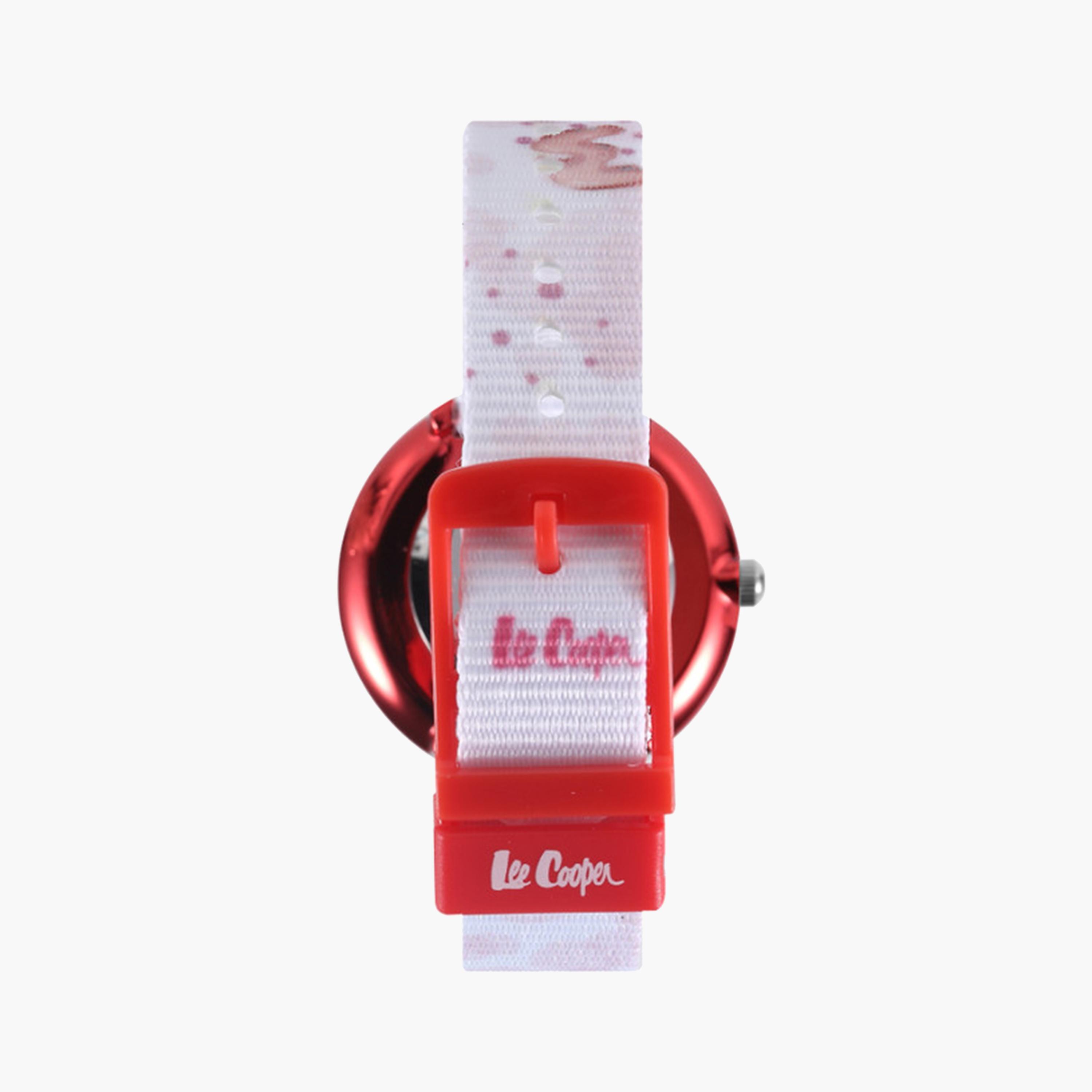 Lee Cooper Kid's 30 MM White Analog Fabric Strap Watch | LC.K.3.837-girls-accessories-watches-image-3