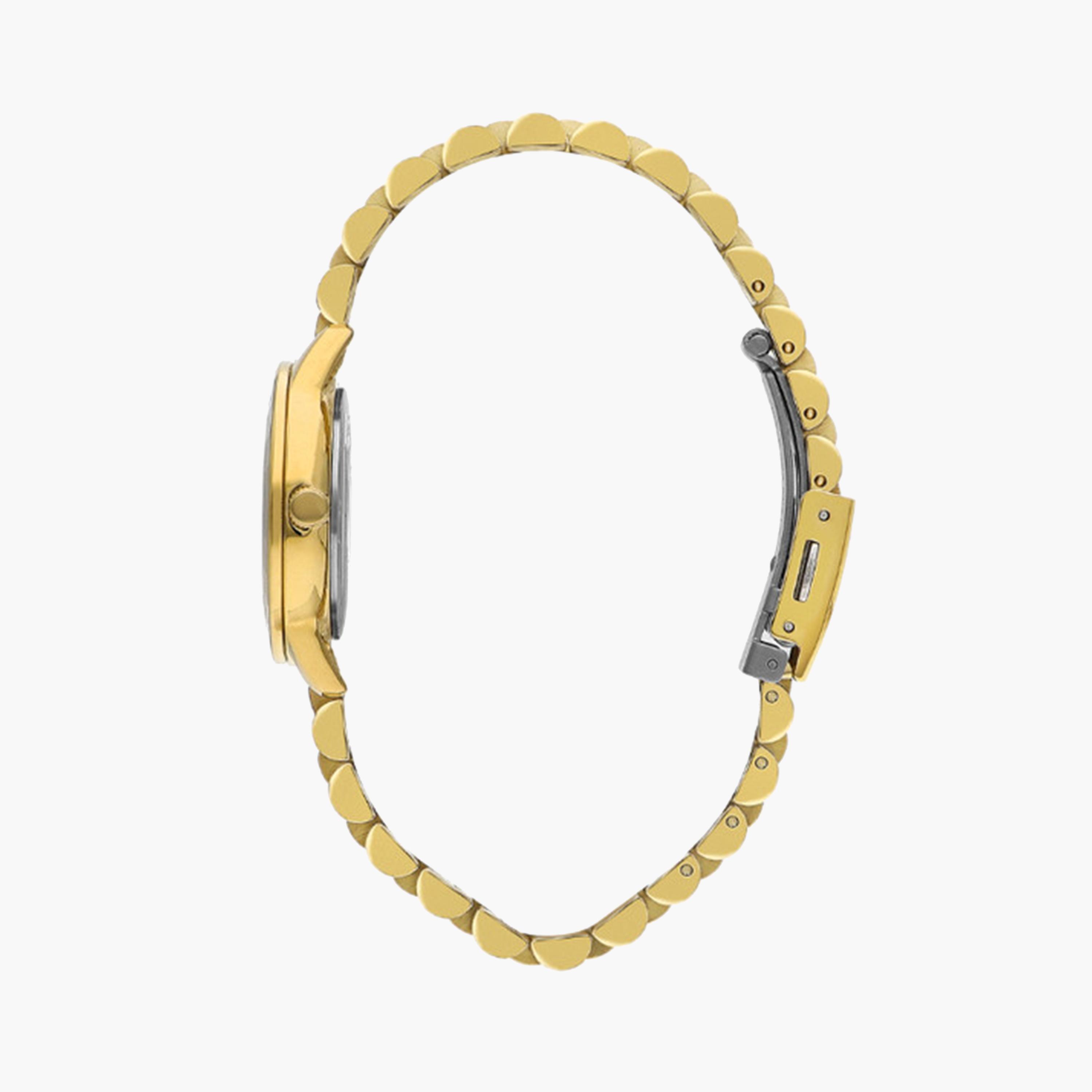 لي كوبر- ساعة تناظرية للنساء بسوار معدني 30 ملم باللون الذهبي | LC07934.120-women-watchesandjewellery-watches-image-2