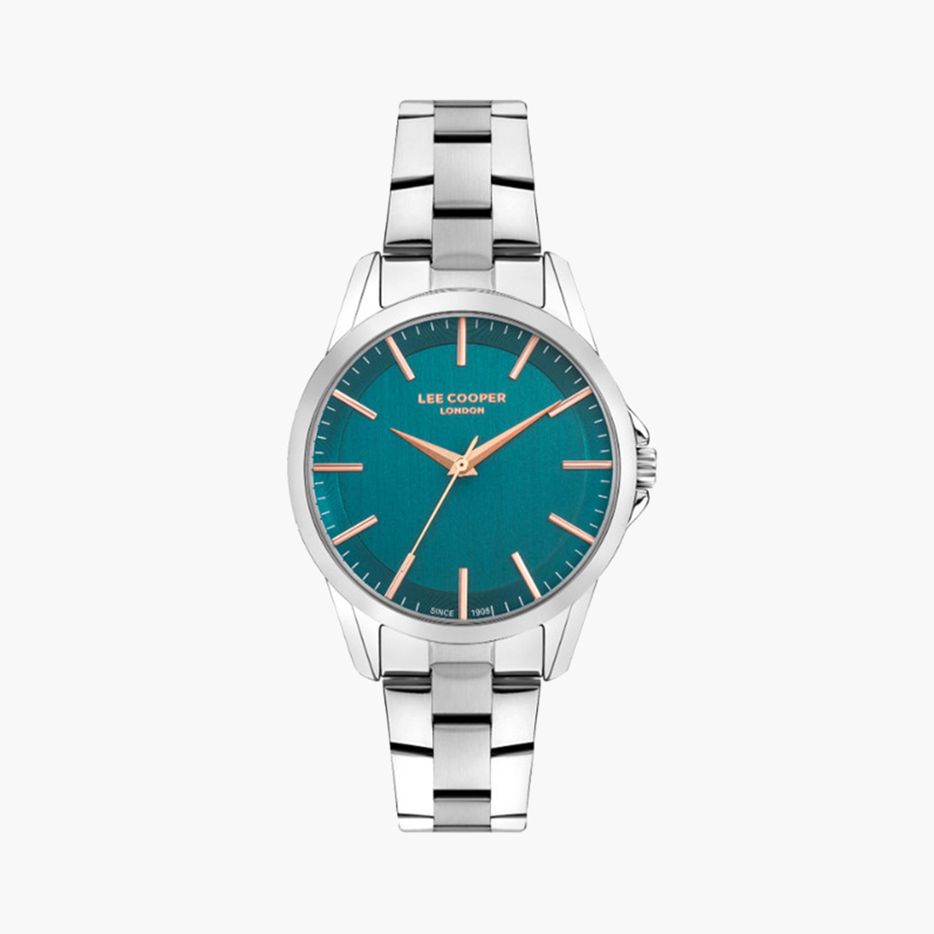 Lee Cooper Women's 34 MM Silver Analog Metal Strap Watch | LC07923.340-women-watchesandjewellery-watches-image-1