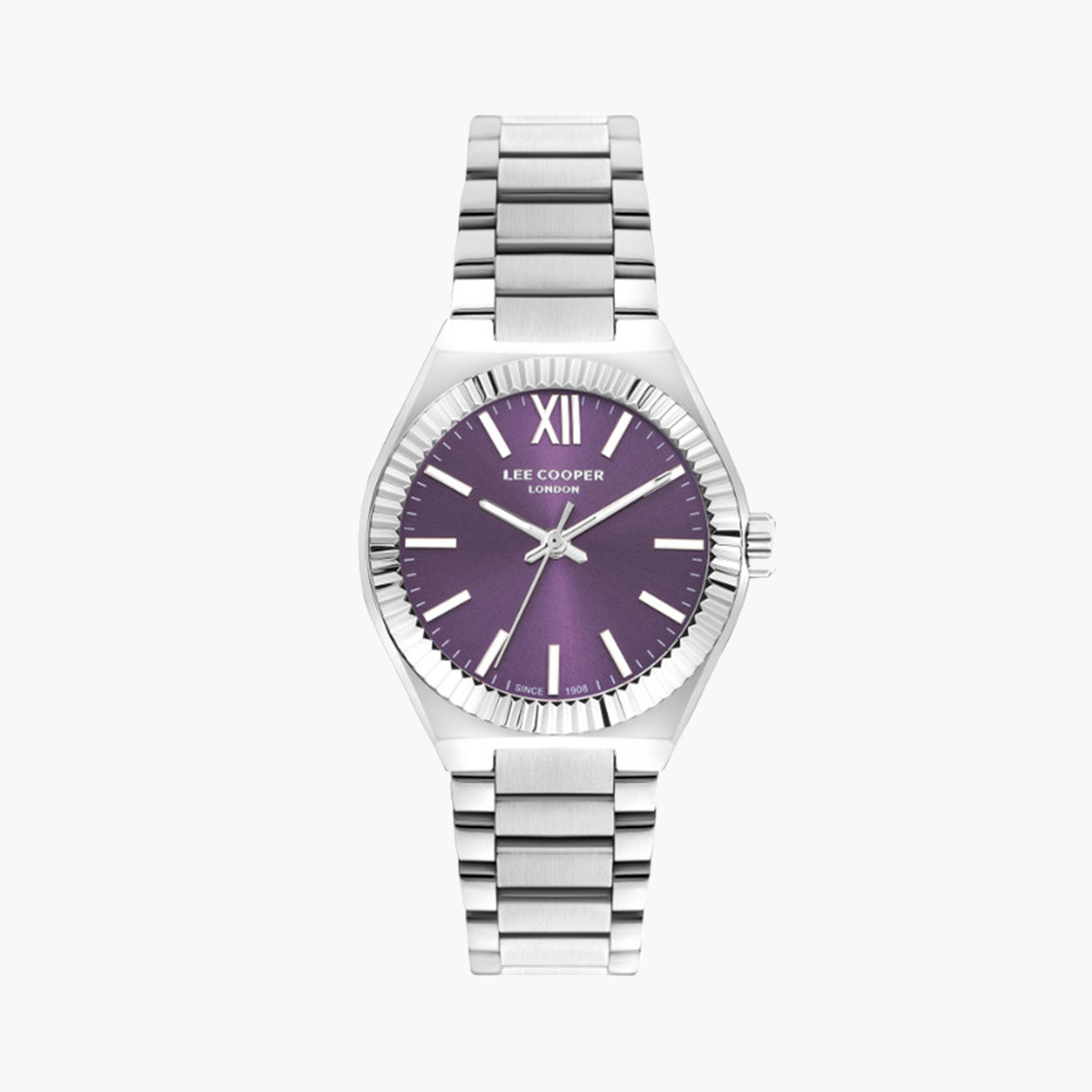 Lee Cooper Women's 33 MM Silver Analog Metal Strap Watch | LC07970.320-women-watchesandjewellery-watches-image-1