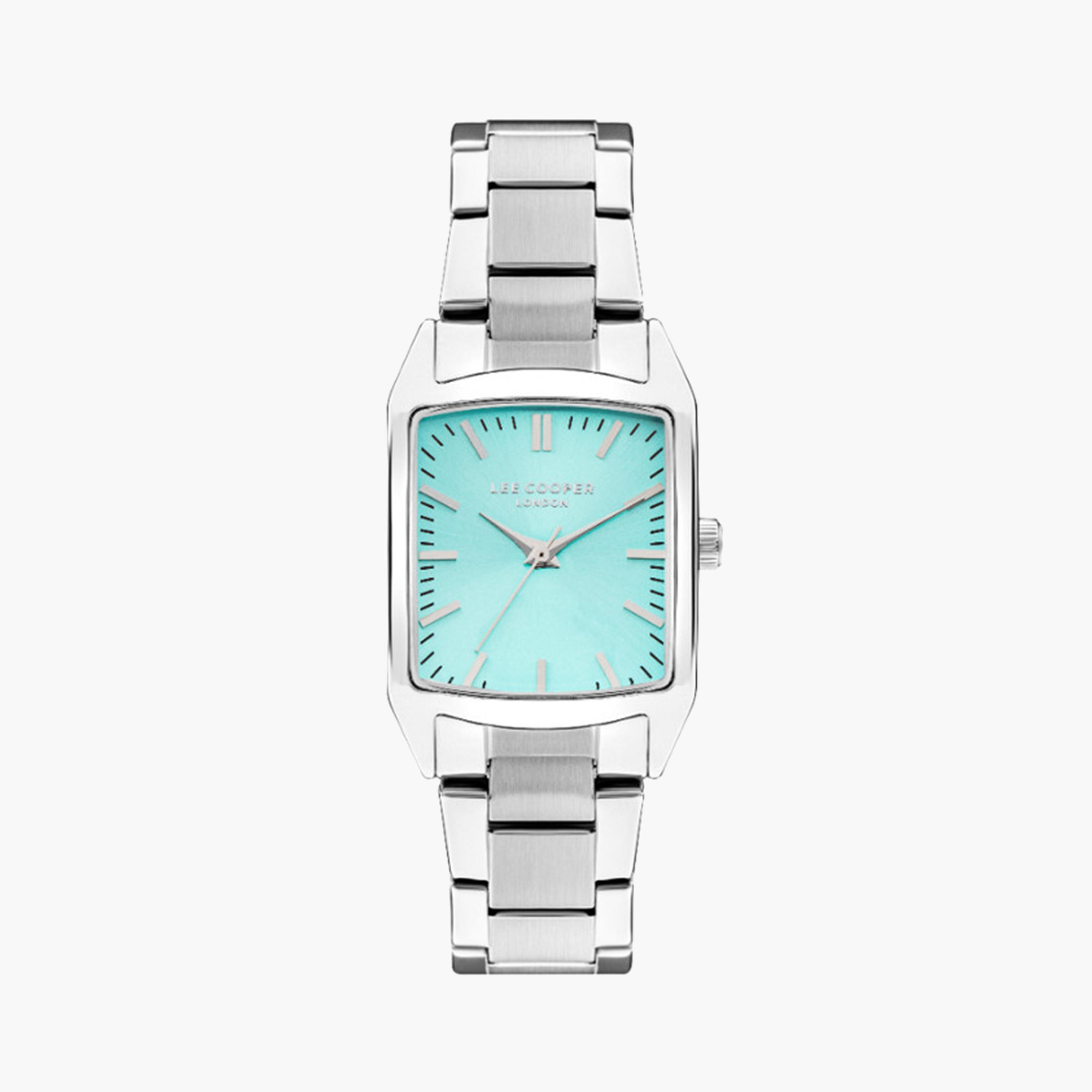 لي كوبر- ساعة تناظرية للنساء بحزام معدني فضي مقاس 20 مم | LC07924.380-women-watchesandjewellery-watches-image-1