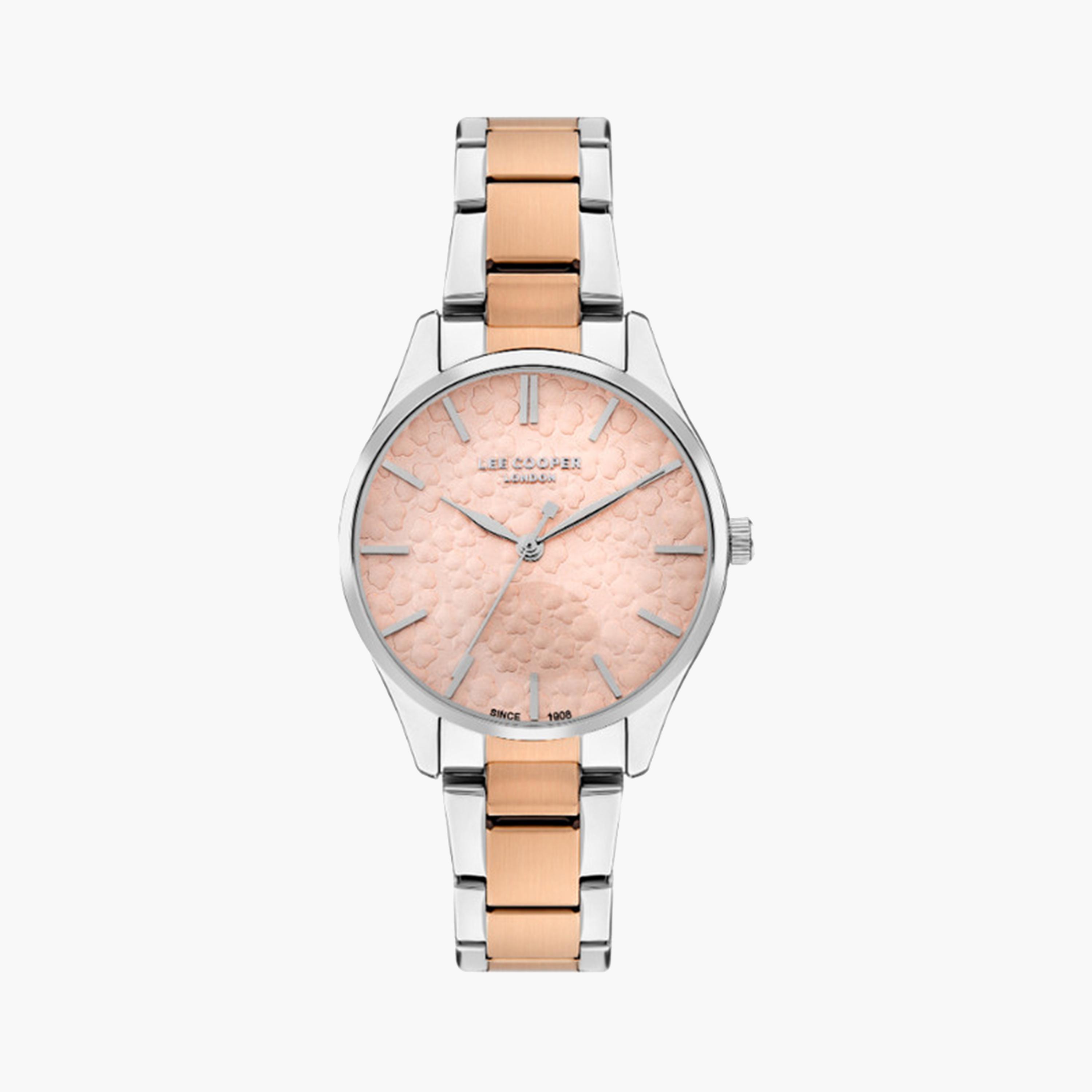 Lee Cooper Women's 34 MM Dual Tone Analog Metal Strap Watch | LC07958.510-women-watchesandjewellery-watches-image-1