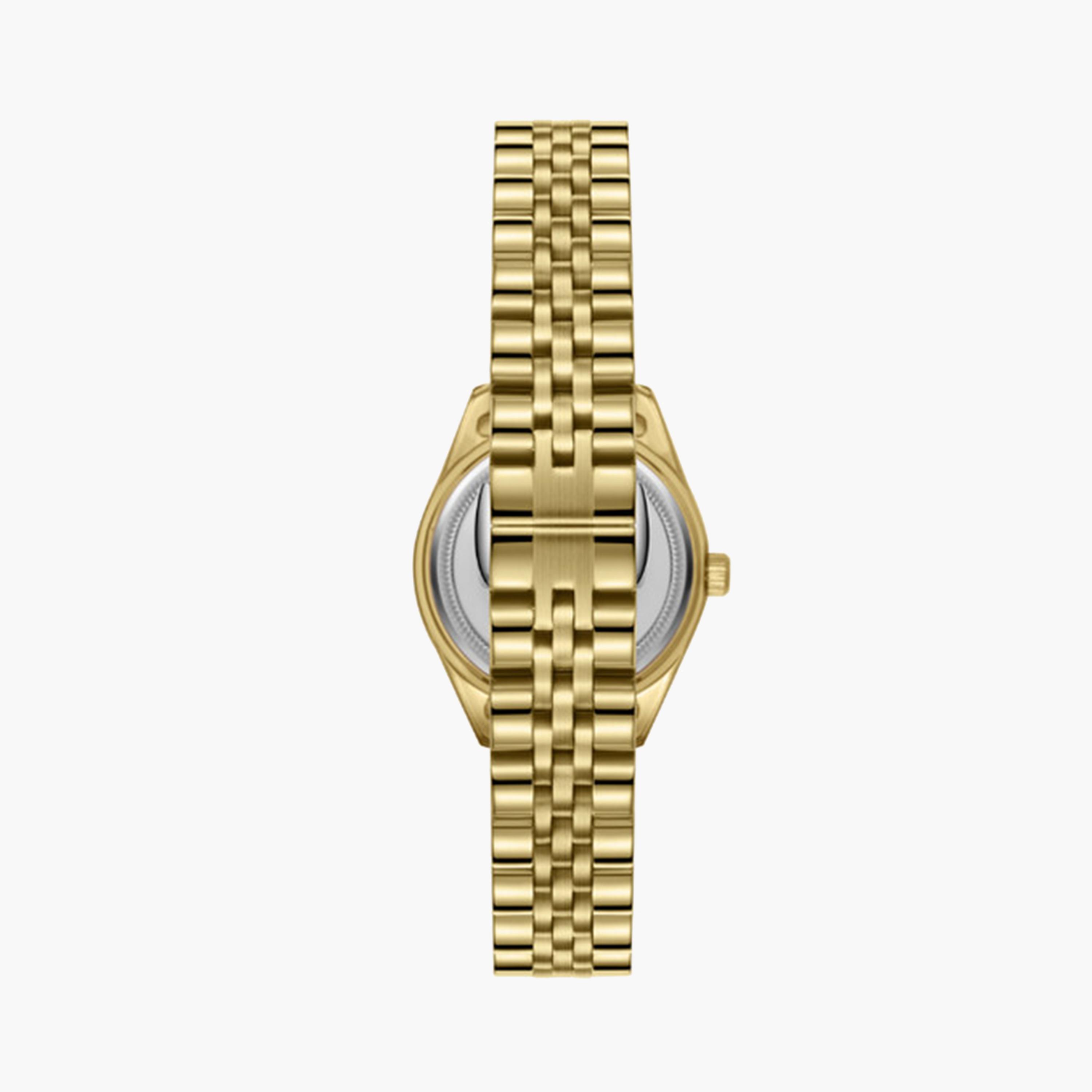لي كوبر- ساعة تناظرية للنساء بسوار معدني ذهبي مقاس 28 ملم | LC07956.120-women-watchesandjewellery-watches-image-4