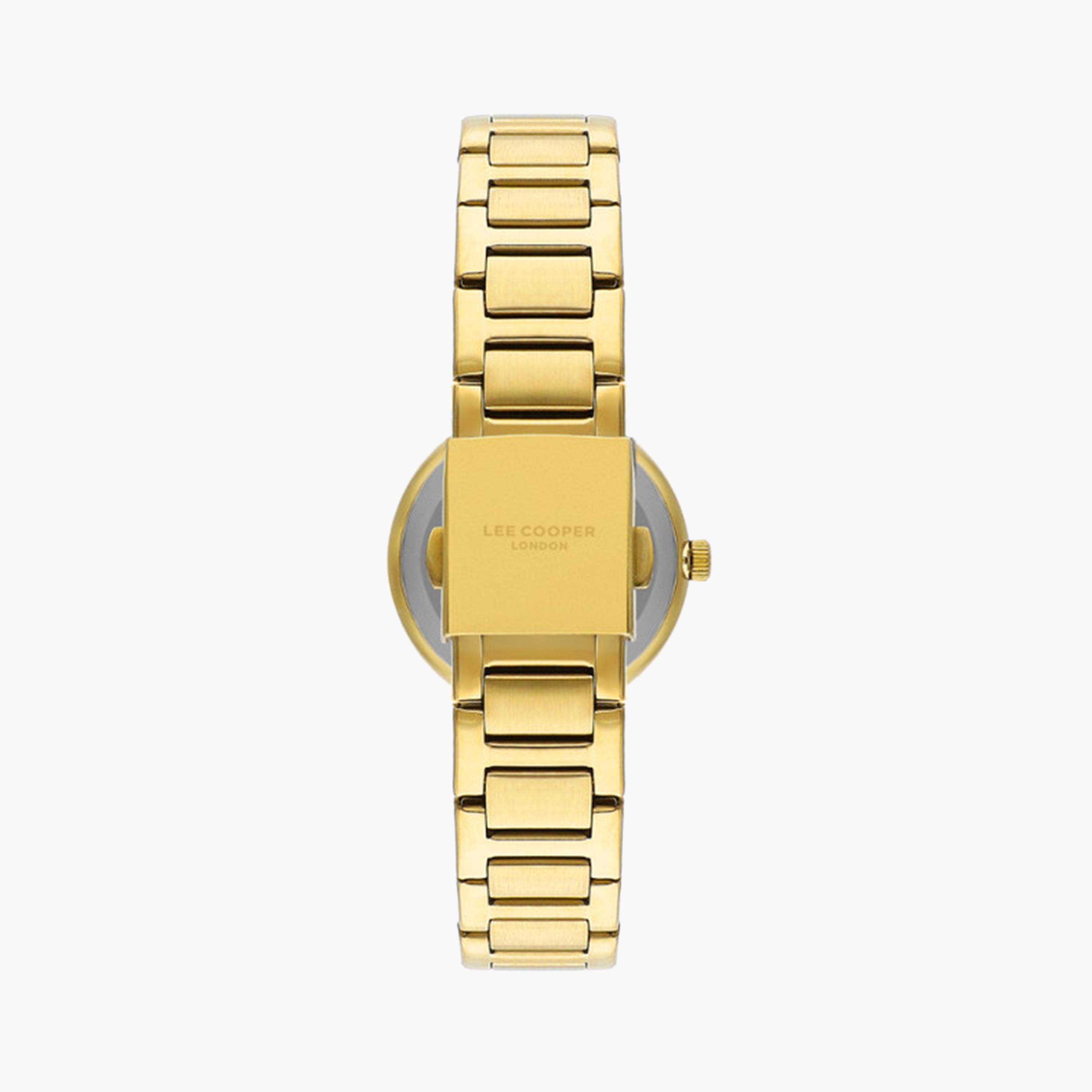 لي كوبر- ساعة تناظرية للنساء بسوار معدني 32 ملم ذهبية | LC07972.130-women-watchesandjewellery-watches-image-3