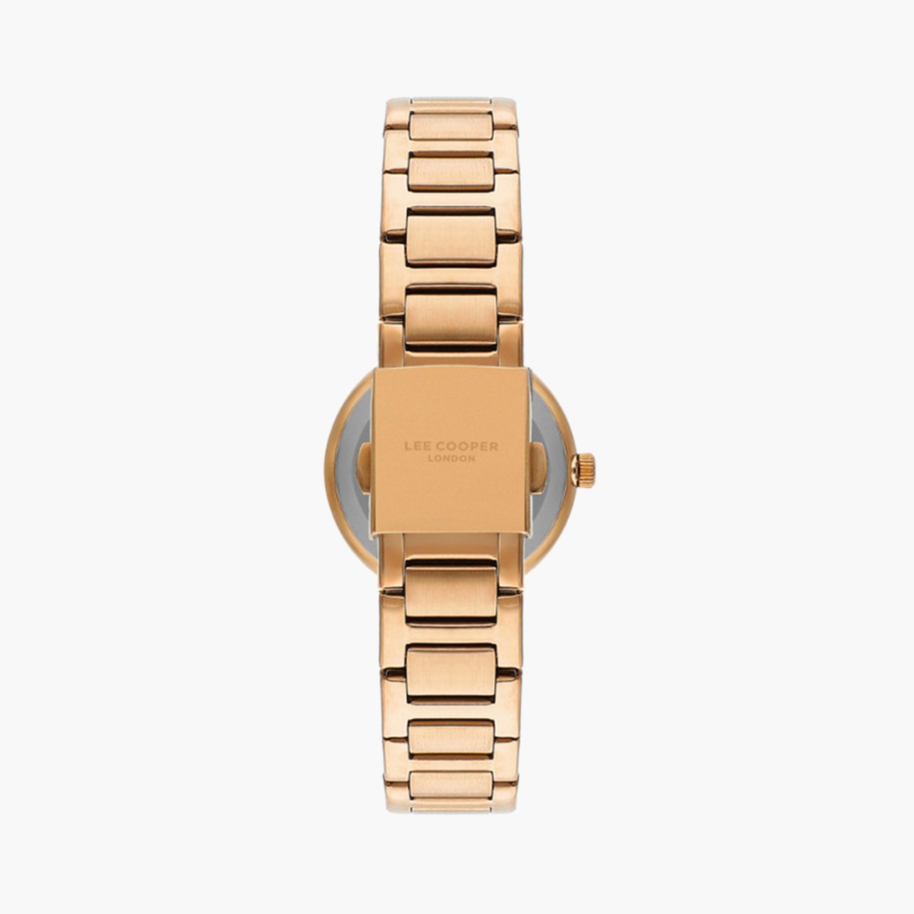 لي كوبر- ساعة تناظرية للنساء بسوار معدني 32 ملم ذهبية وردية | LC07972.410-women-watchesandjewellery-watches-image-3