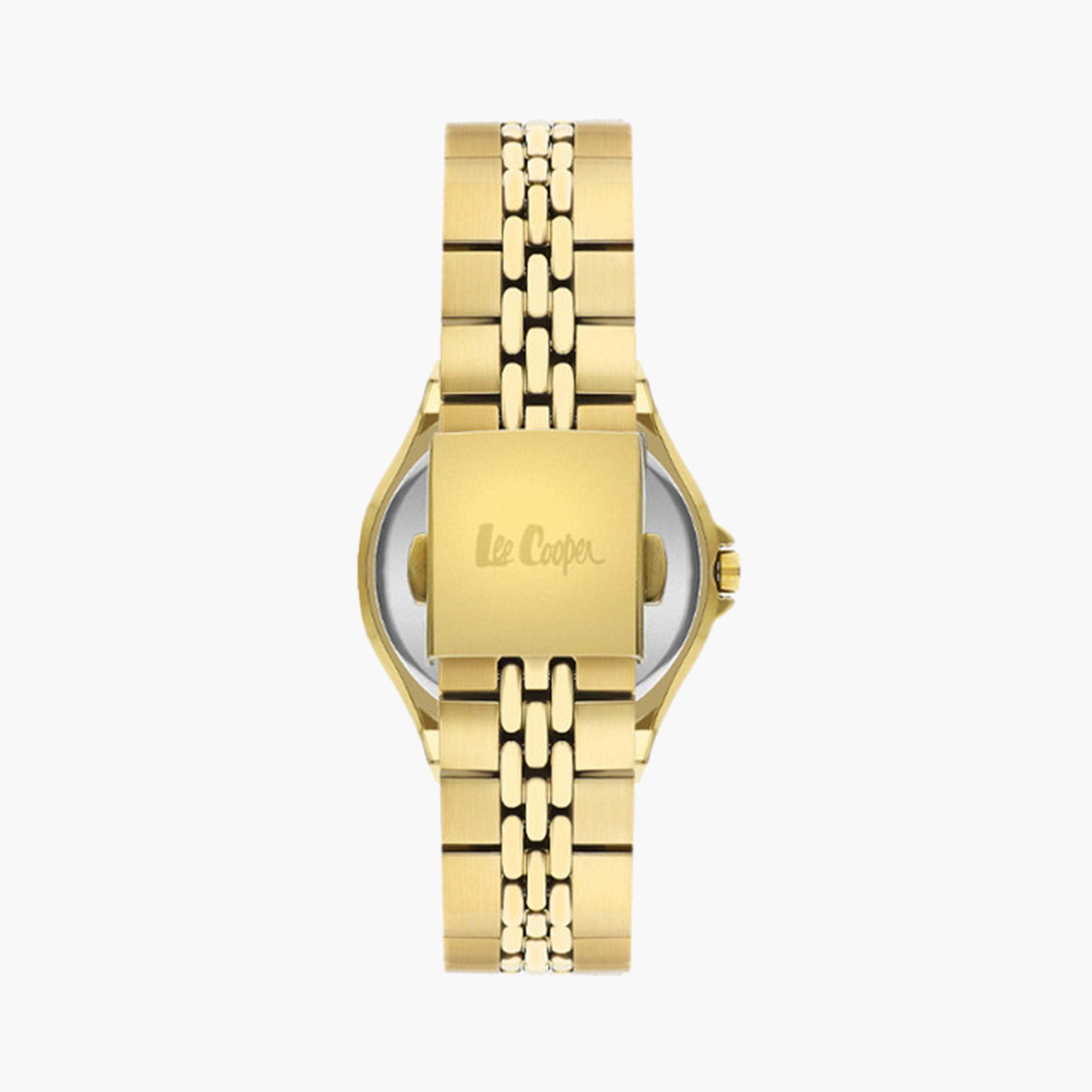 لي كوبر- ساعة تناظرية للنساء 34 ملم بسوار معدني ذهبي | LC07969.120-women-watchesandjewellery-watches-image-3