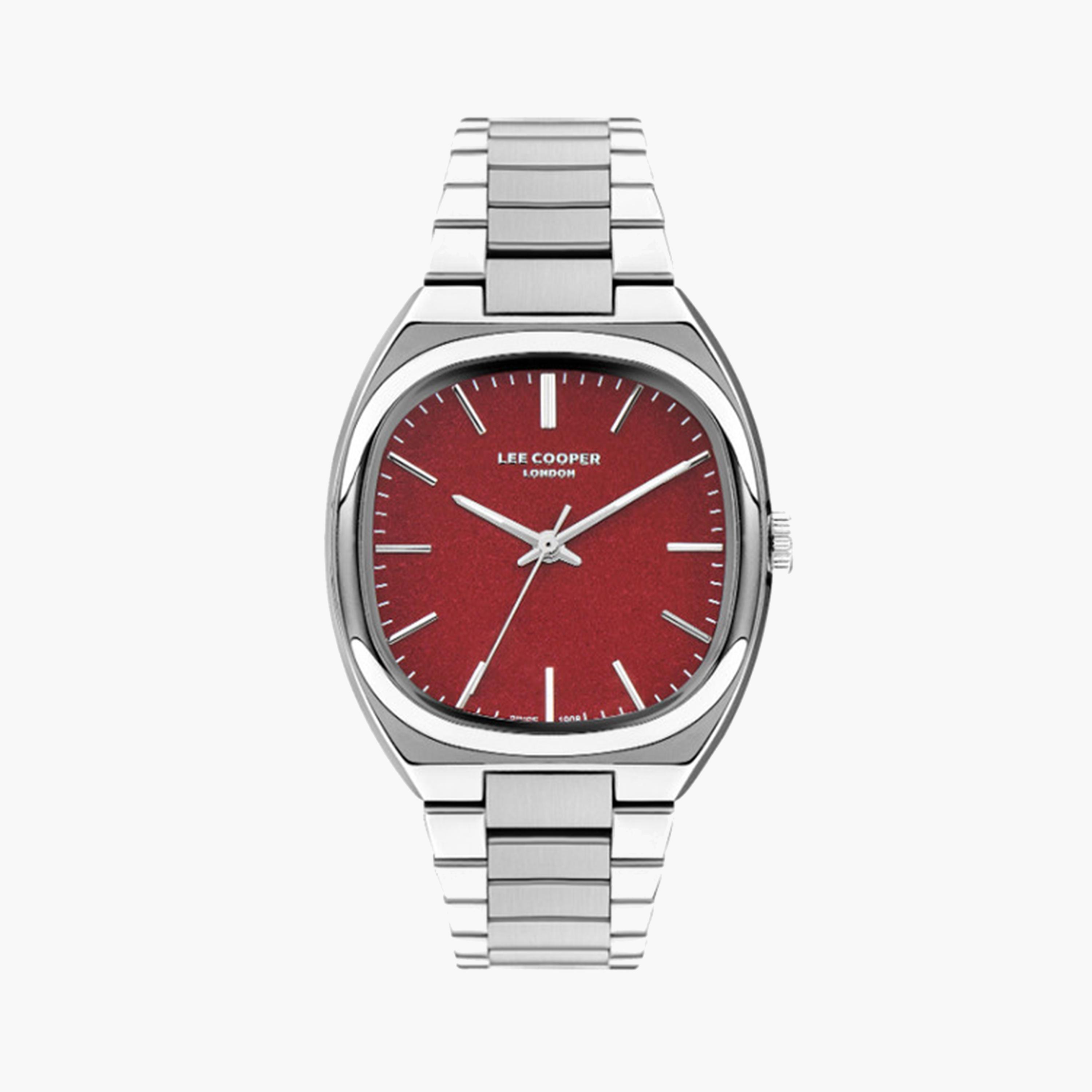 لي كوبر- ساعة تناظرية للنساء بسوار معدني 32 ملم فضية أنالوج | LC07939.380-women-watchesandjewellery-watches-image-1
