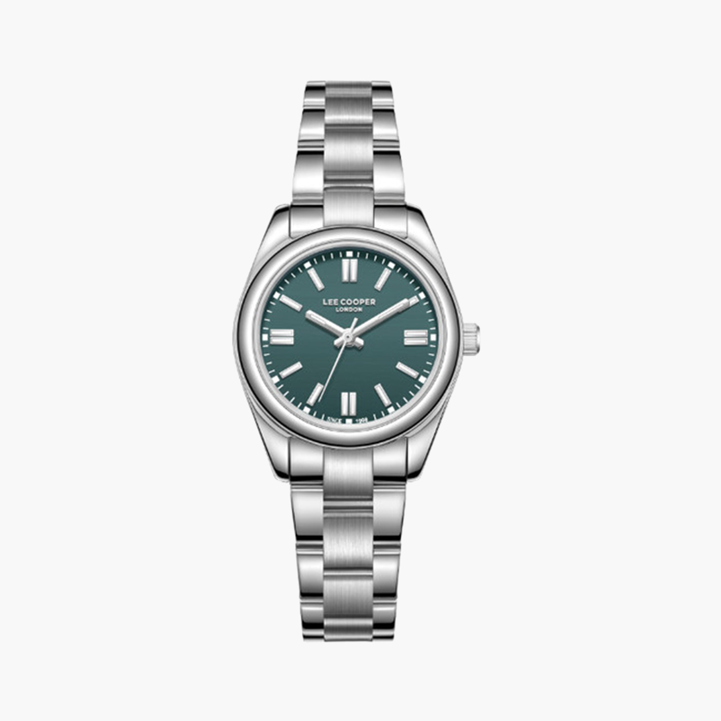 لي كوبر- ساعة تناظرية للنساء بسوار معدني 28 ملم فضية أنالوج | LC07962.370-women-watchesandjewellery-watches-image-1