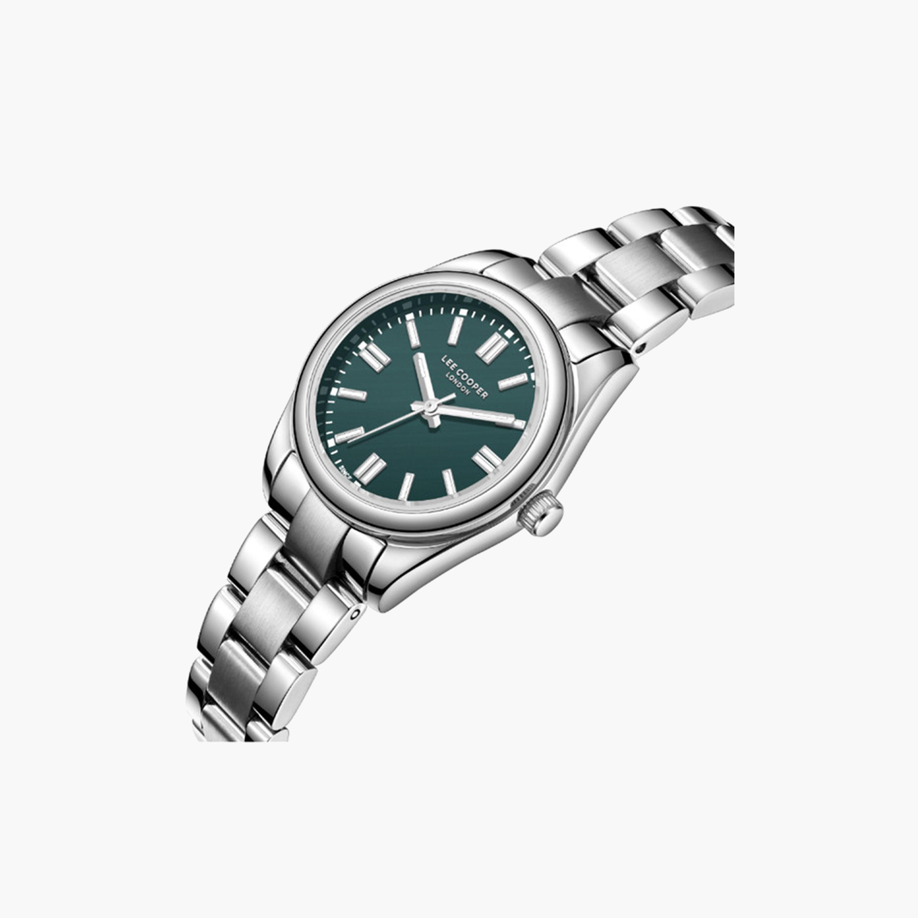 لي كوبر- ساعة تناظرية للنساء بسوار معدني 28 ملم فضية أنالوج | LC07962.370-women-watchesandjewellery-watches-image-2