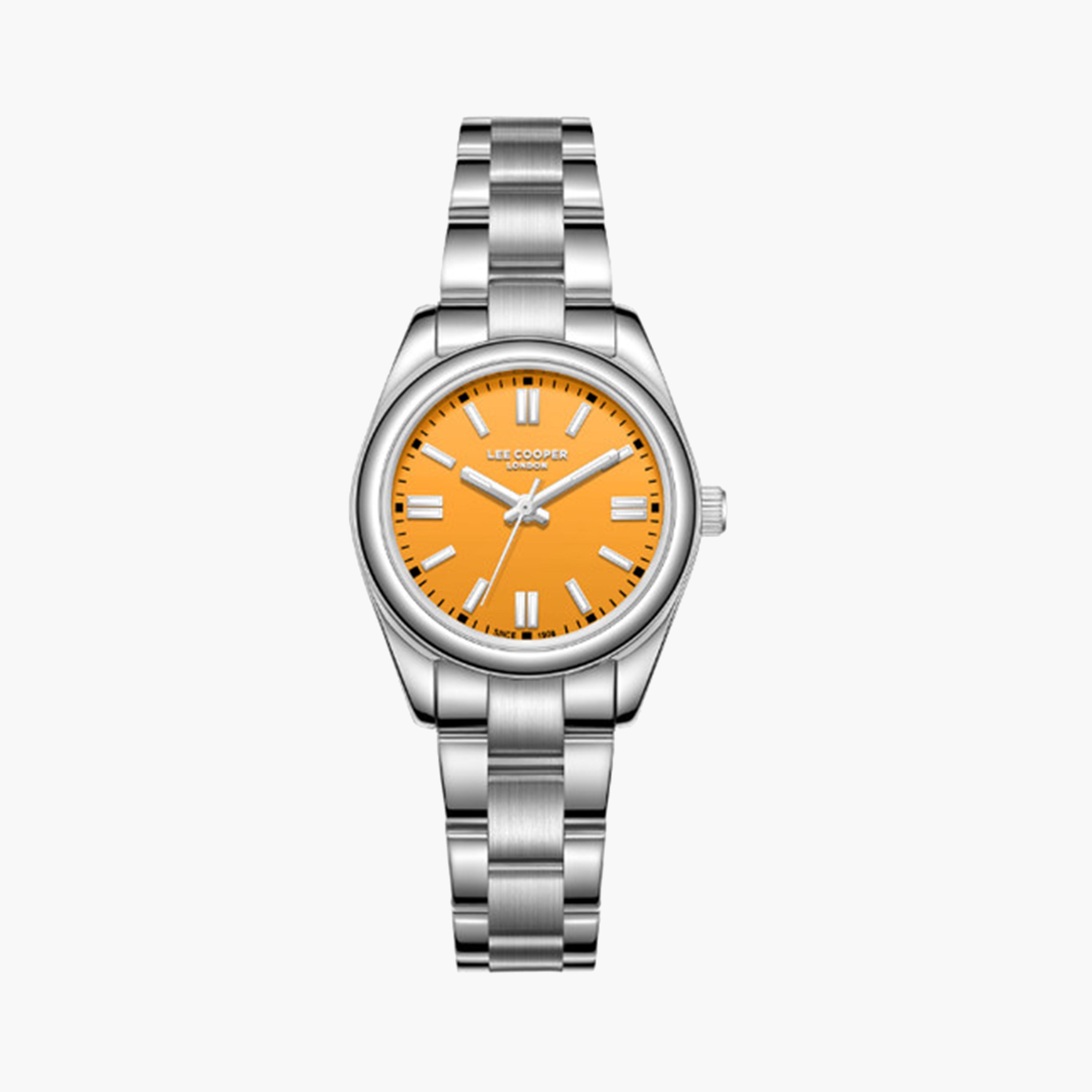 لي كوبر- ساعة تناظرية للنساء بسوار معدني 28 ملم فضية أنالوج | LC07962.310-women-watchesandjewellery-watches-image-1