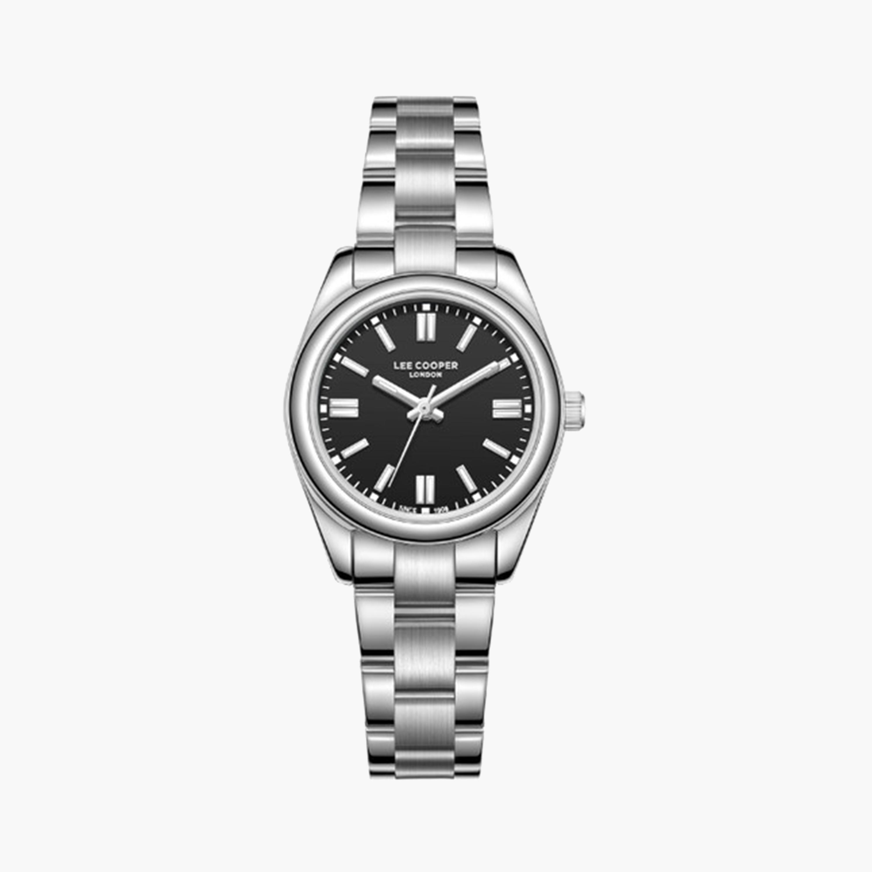 لي كوبر- ساعة تناظرية للنساء بسوار معدني 28 ملم فضية أنالوج | LC07962.350-women-watchesandjewellery-watches-image-1