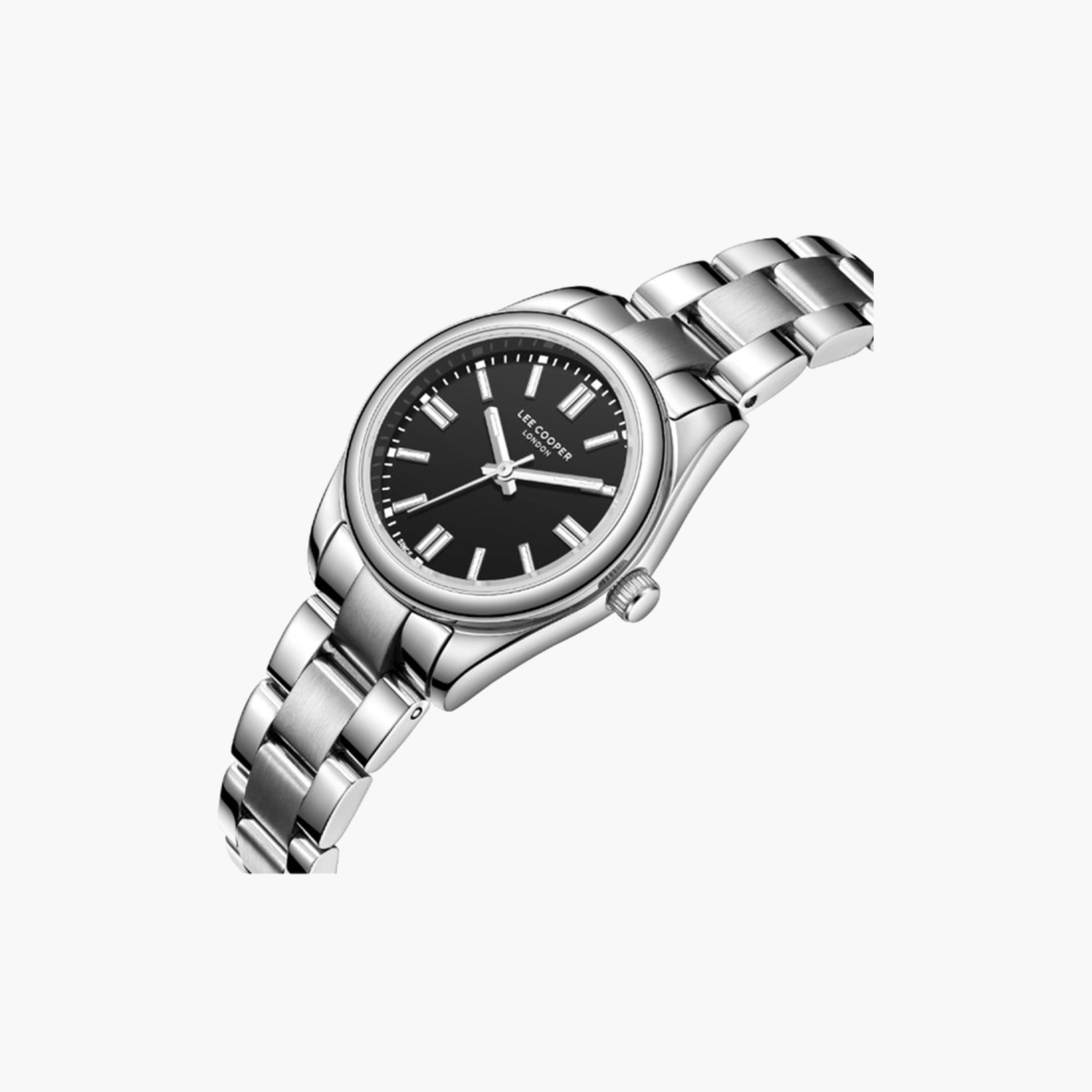 لي كوبر- ساعة تناظرية للنساء بسوار معدني 28 ملم فضية أنالوج | LC07962.350-women-watchesandjewellery-watches-image-2