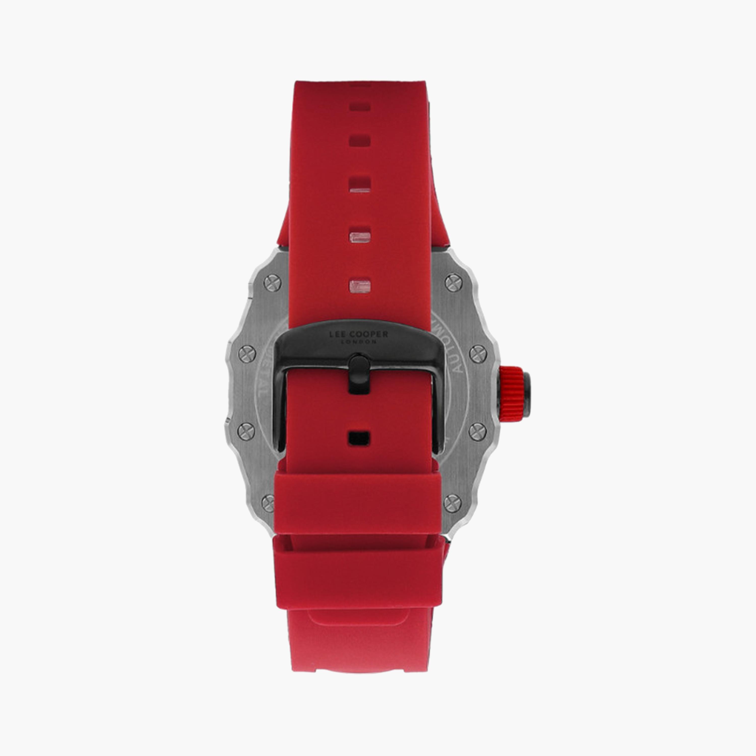 لي كوبر- ساعة اوتوماتيكية للرجال 45 ملم حمراء بحزام سيليكون | LC07980.658-men-watchesandjewellery-watches-image-3